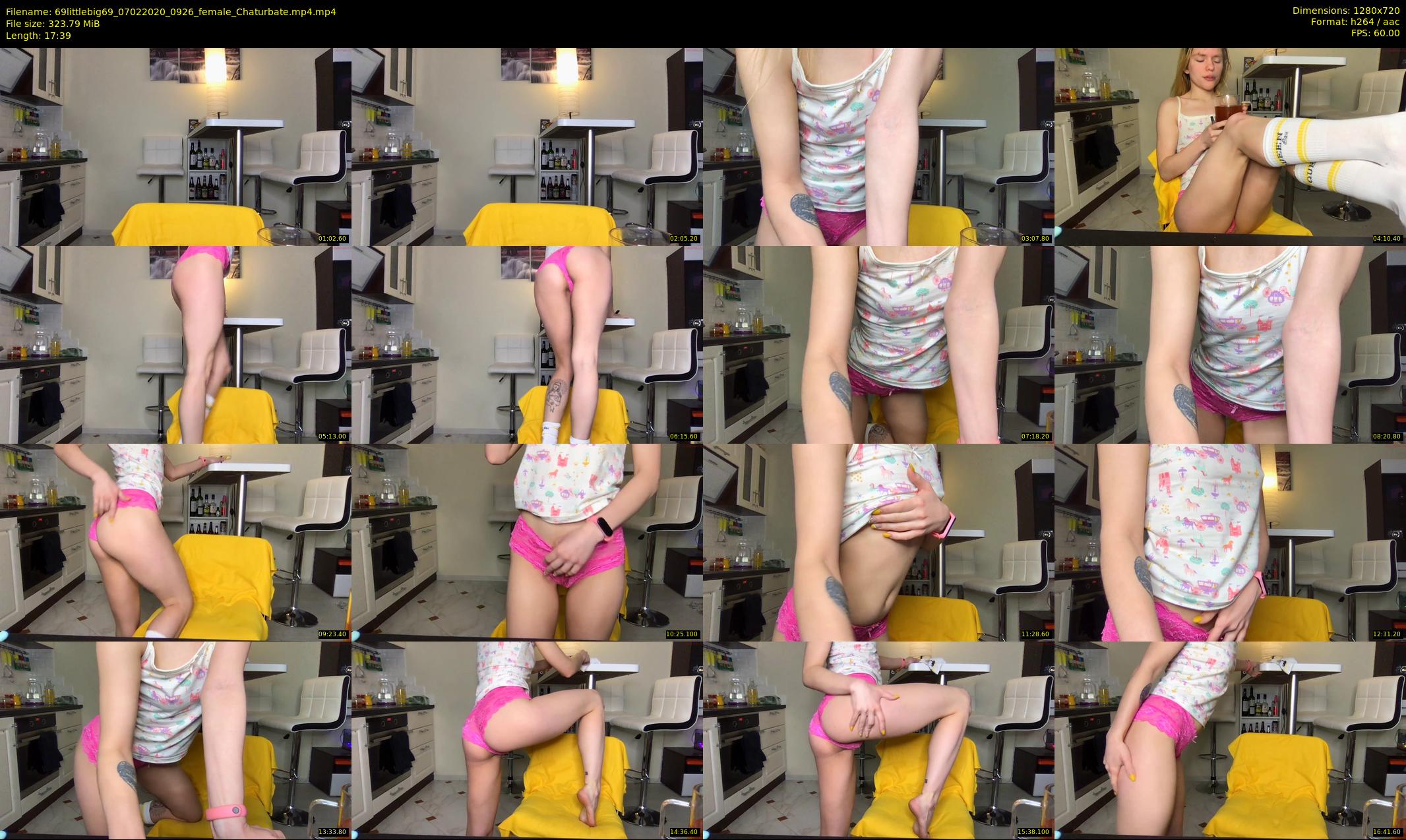 69littlebig69 — 18 minute Chaturbate couple cam show recording, 720p, Feb 7, 2020