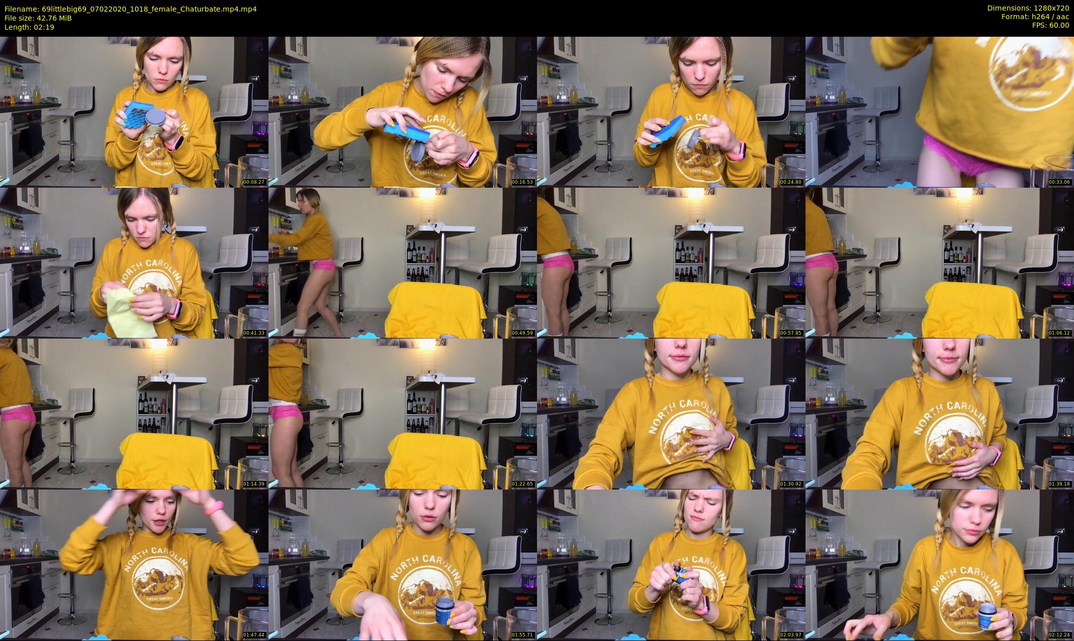 69littlebig69 — 3 minute Chaturbate couple cam show recording, 720p, Feb 7, 2020