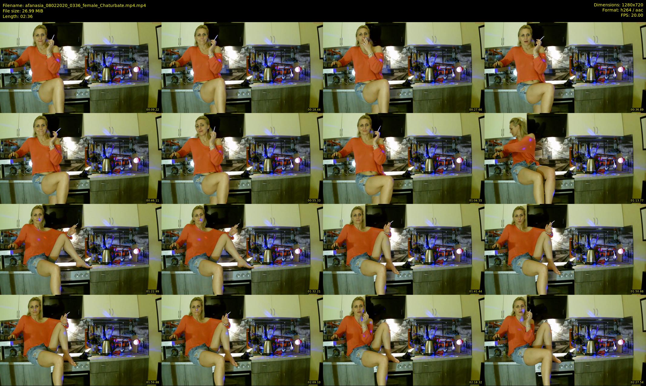 afanasia — 3 minute Chaturbate female cam show recording, 720p, Feb 8, 2020