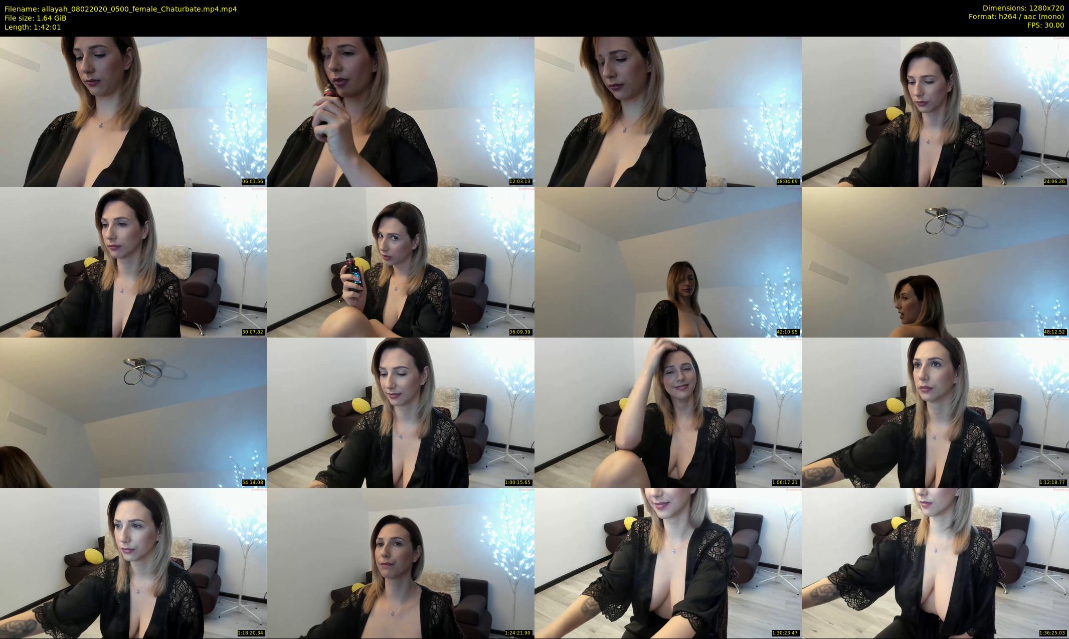 allayah — 103 minute Chaturbate female cam show recording, 720p, Feb 8, 2020