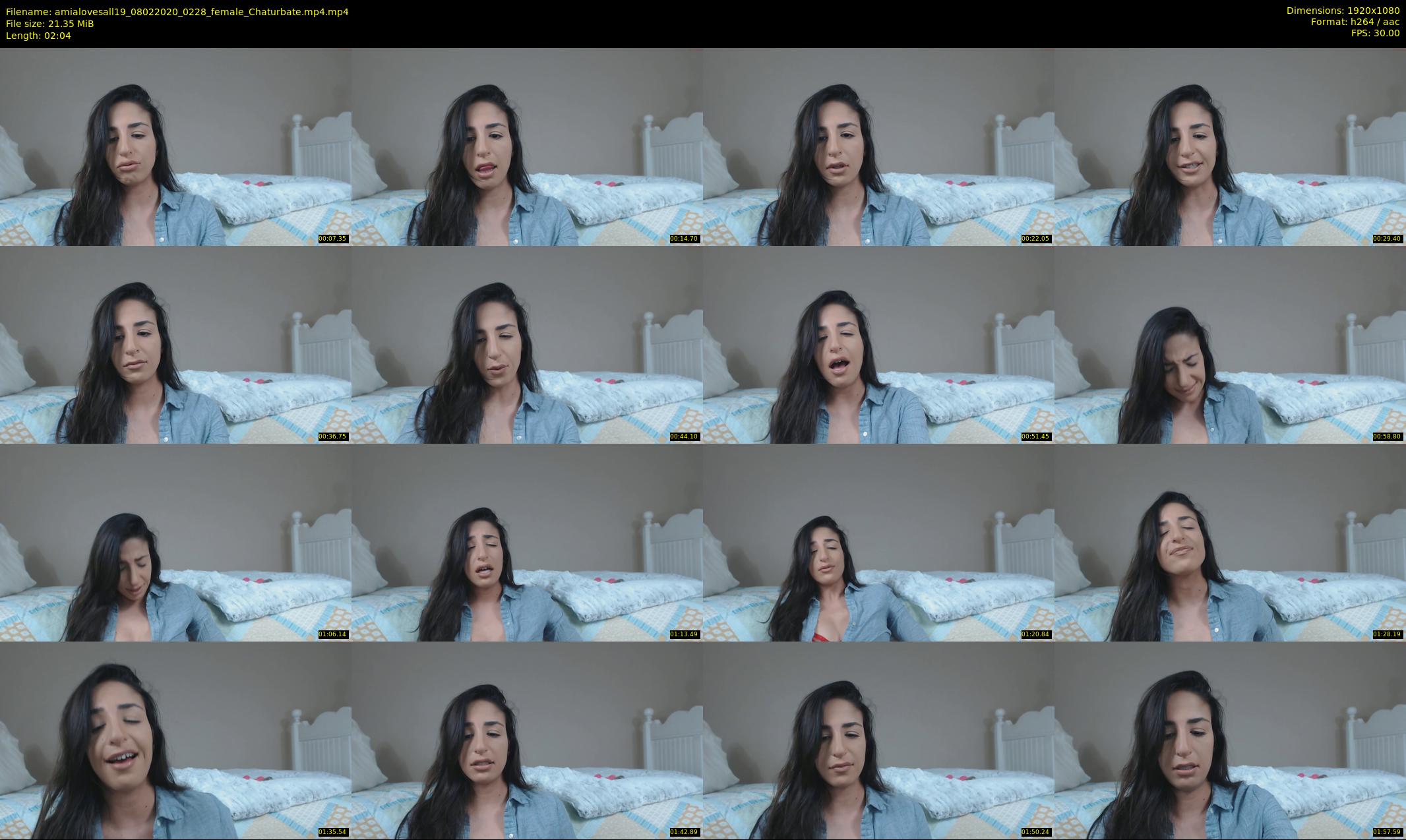 amialovesall19 — 3 minute Chaturbate female cam show recording, 1080p, Feb 8, 2020