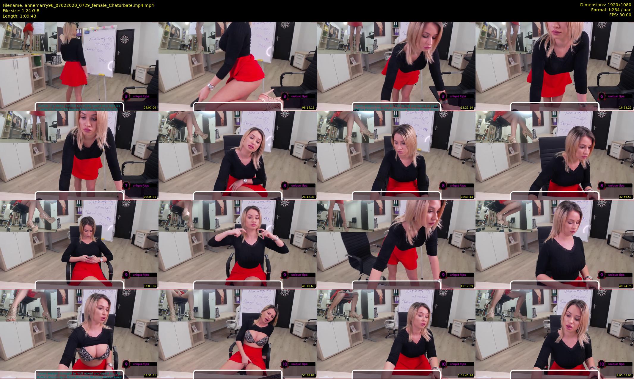 annemarry96 — 70 minute Chaturbate female cam show recording, 1080p, Feb 7, 2020