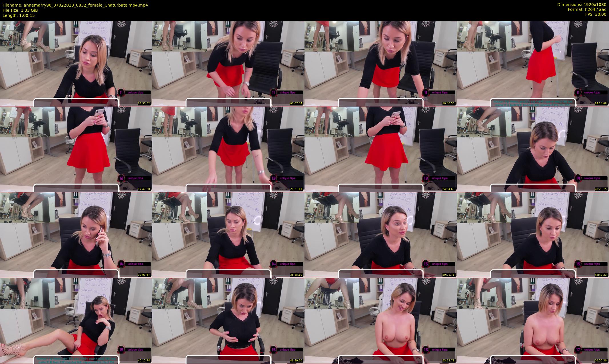 annemarry96 — 61 minute Chaturbate female cam show recording, 1080p, Feb 7, 2020
