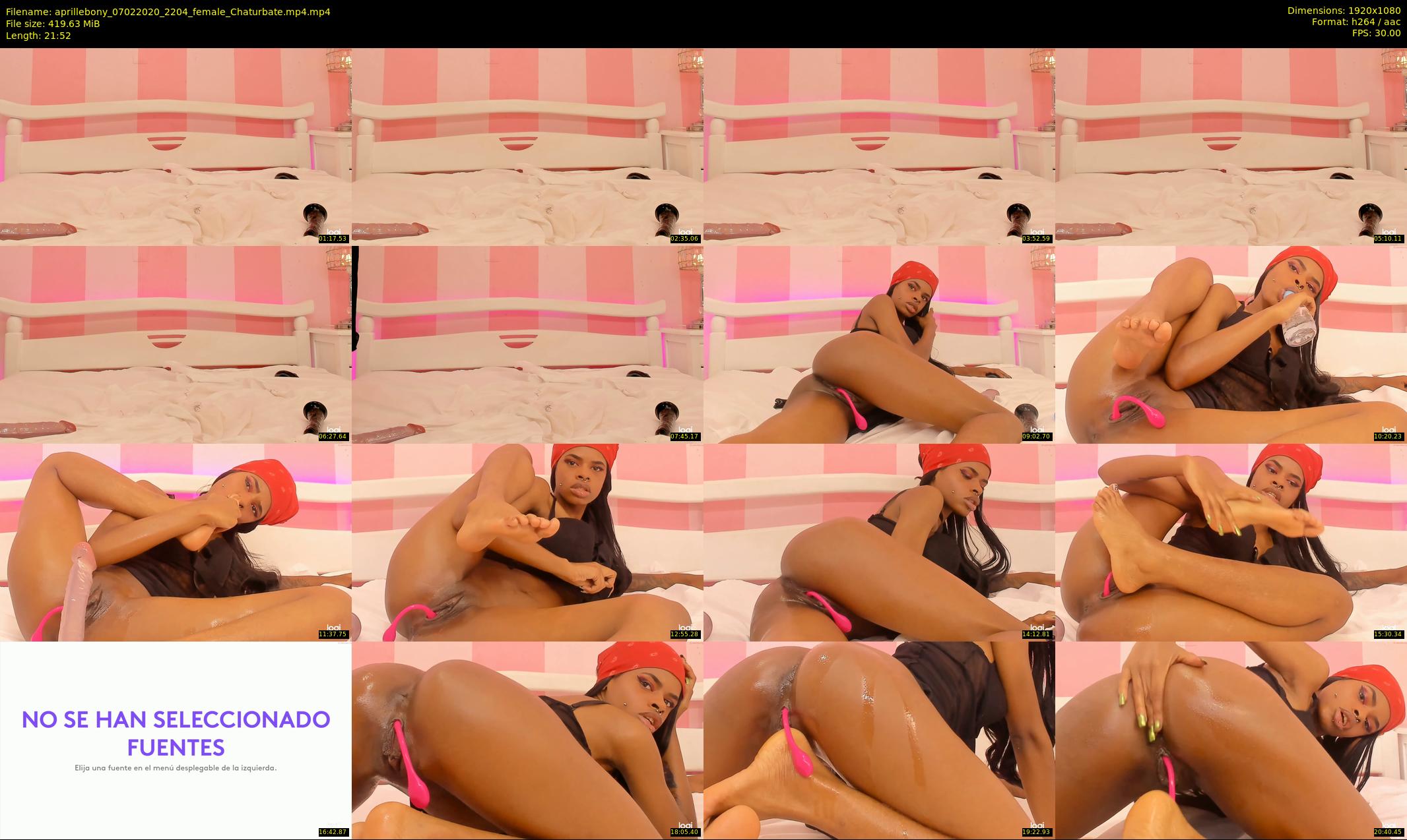 aprillebony — 22 minute Chaturbate female cam show recording, 1080p, Feb 7, 2020
