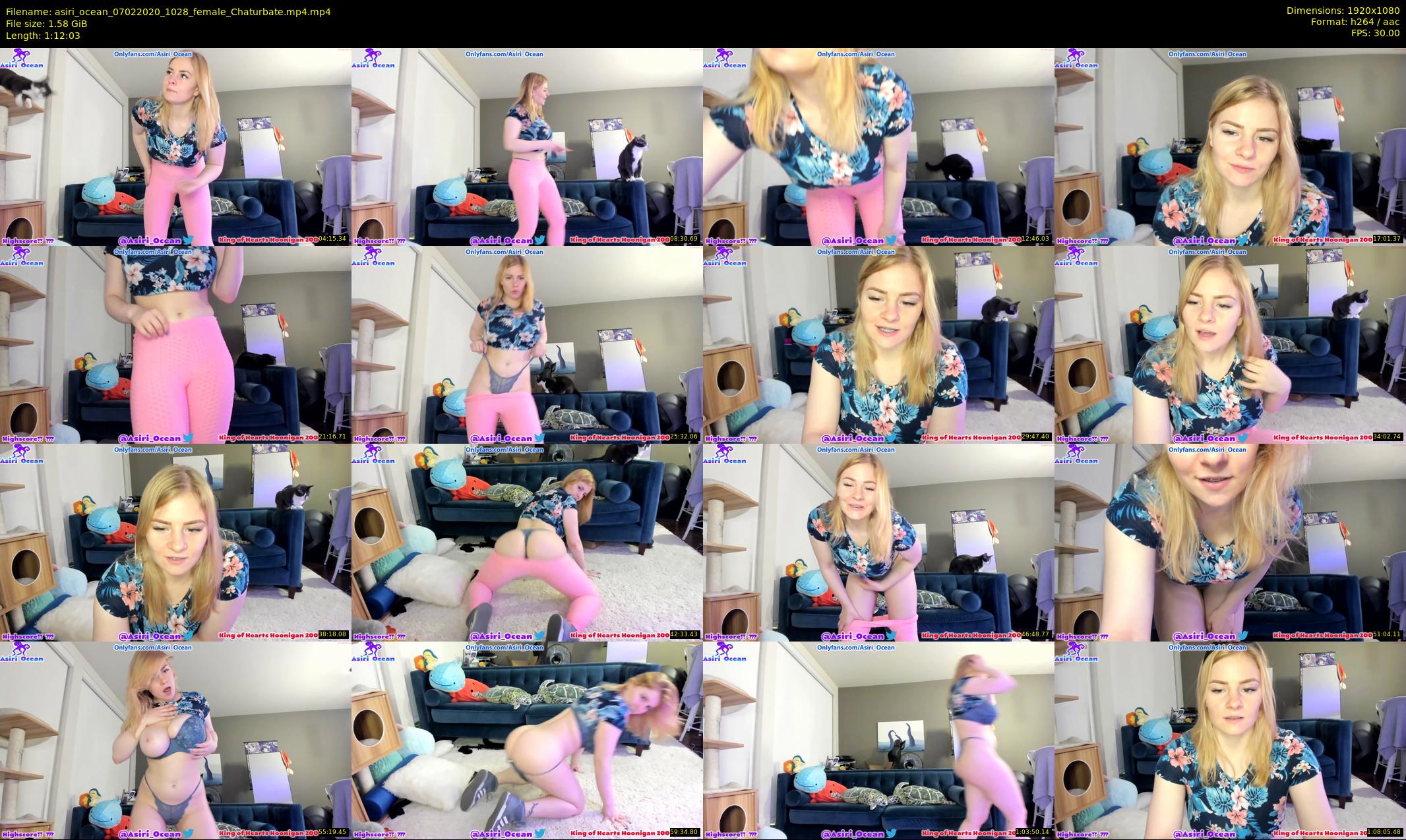 asiri_ocean — 73 minute Chaturbate female cam show recording, 1080p, Feb 7, 2020