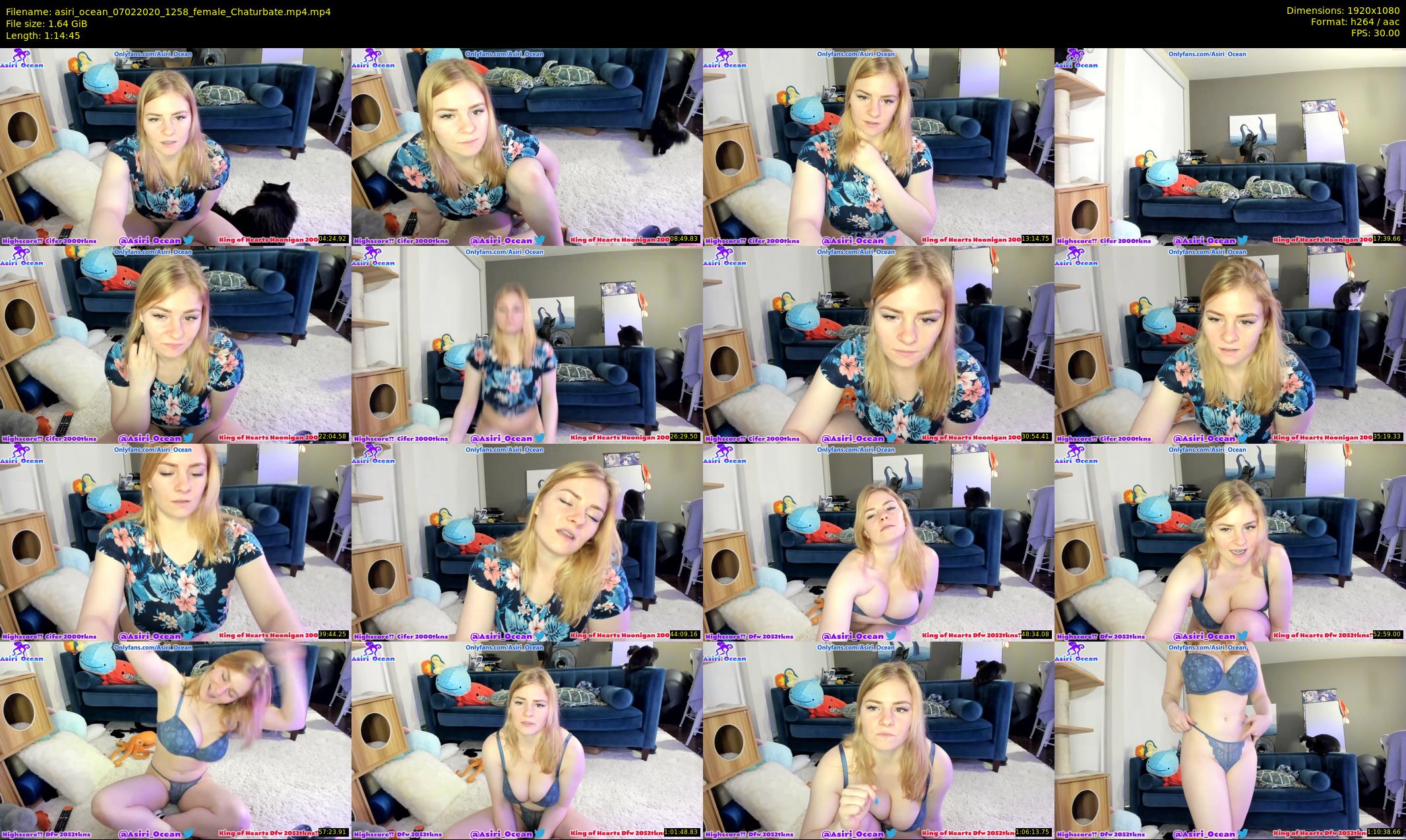 asiri_ocean — 75 minute Chaturbate female cam show recording, 1080p, Feb 7, 2020