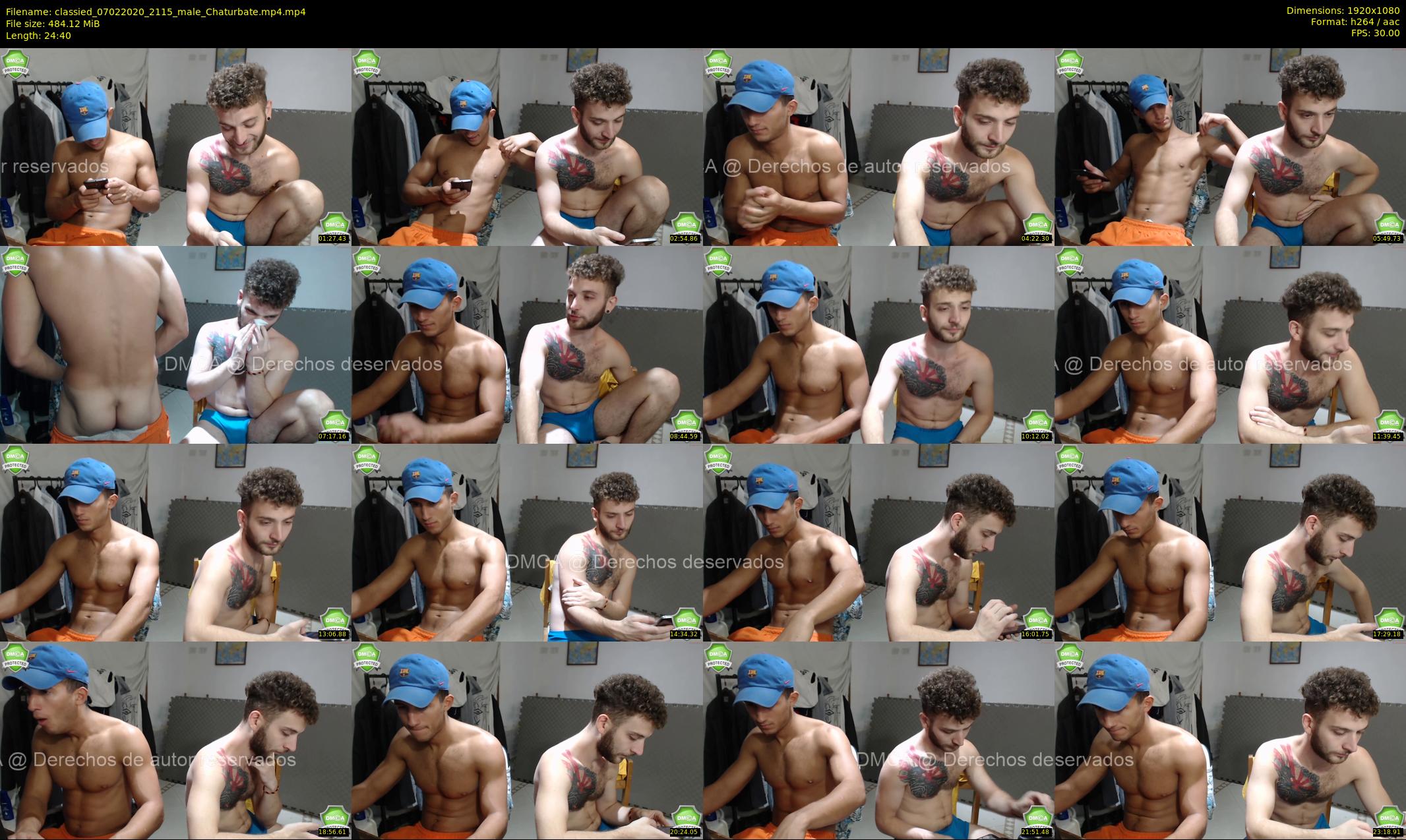 classied — 25 minute Chaturbate male cam show recording, 1080p, Feb 7, 2020