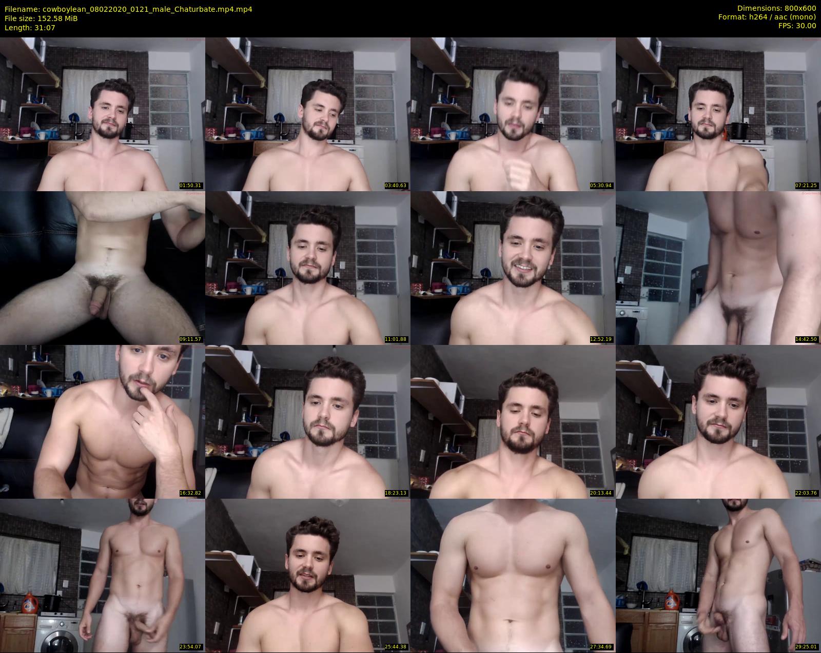 cowboylean — 32 minute Chaturbate male cam show recording, 480p, Feb 8, 2020