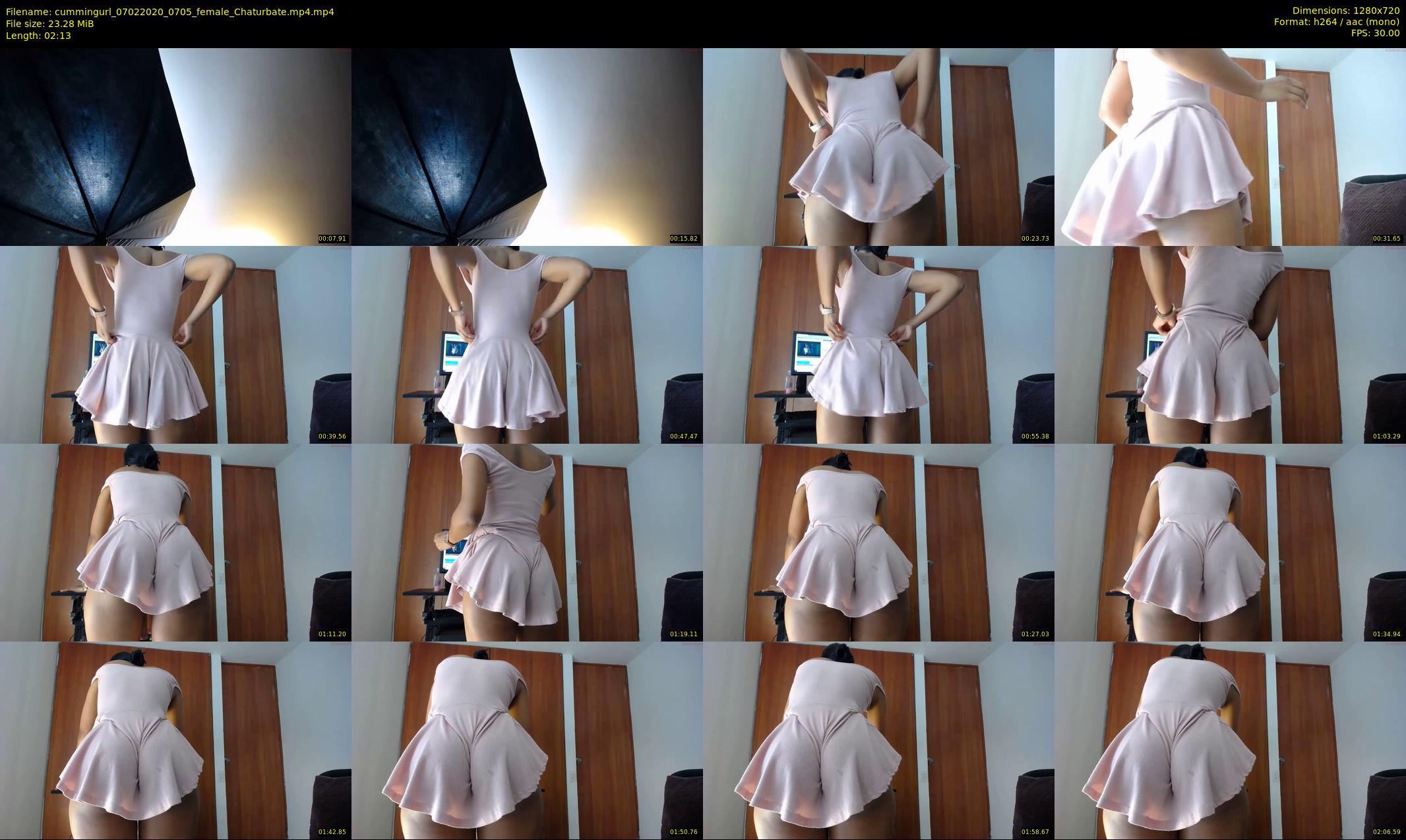 cummingurl — 3 minute Chaturbate couple cam show recording, 720p, Feb 7, 2020