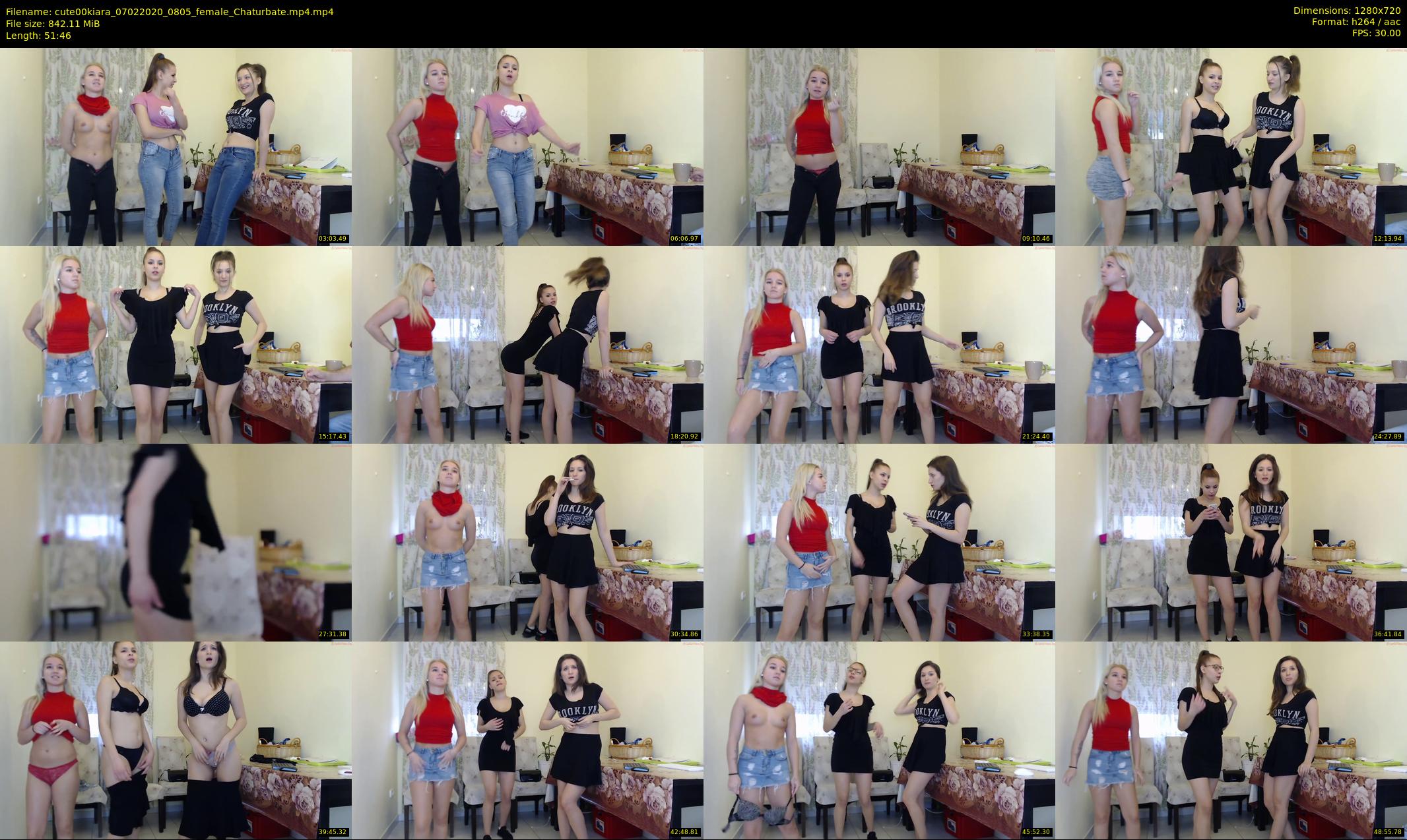 cute00kiara — 52 minute Chaturbate female cam show recording, 720p, Feb 7, 2020