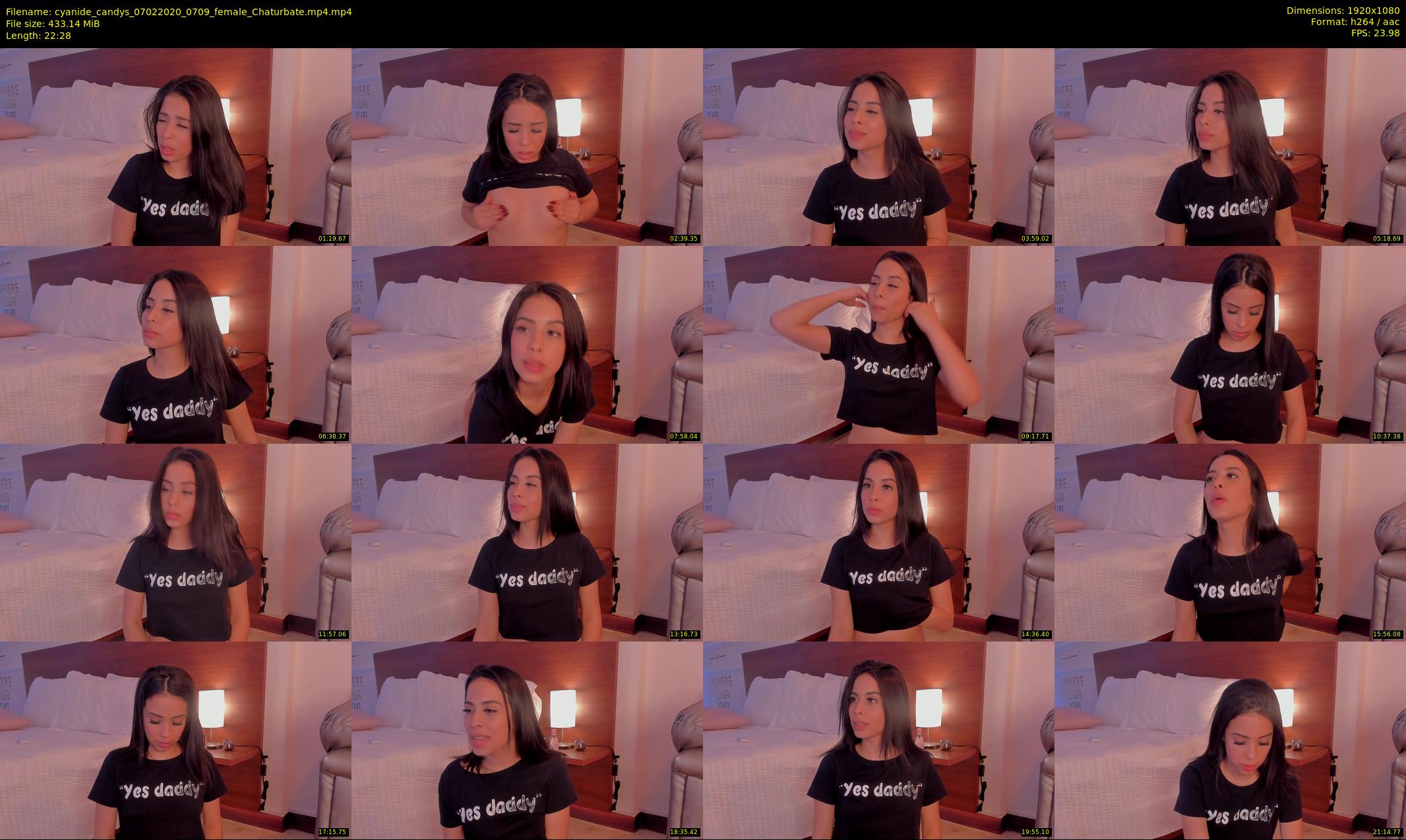 cyanide_candys — 23 minute Chaturbate female cam show recording, 1080p, Feb 7, 2020
