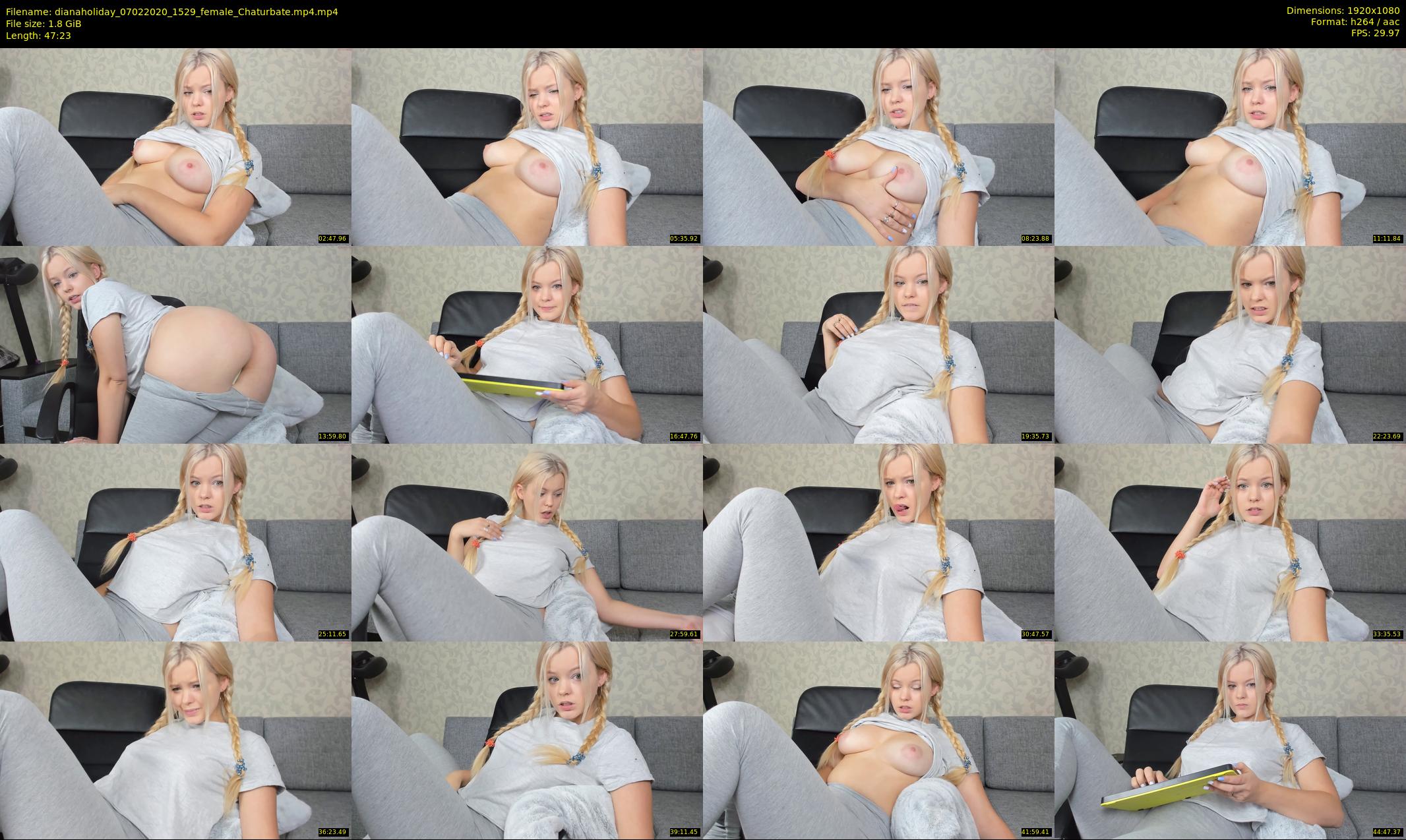 dianaholiday — 48 minute Chaturbate female cam show recording, 1080p, Feb 7, 2020