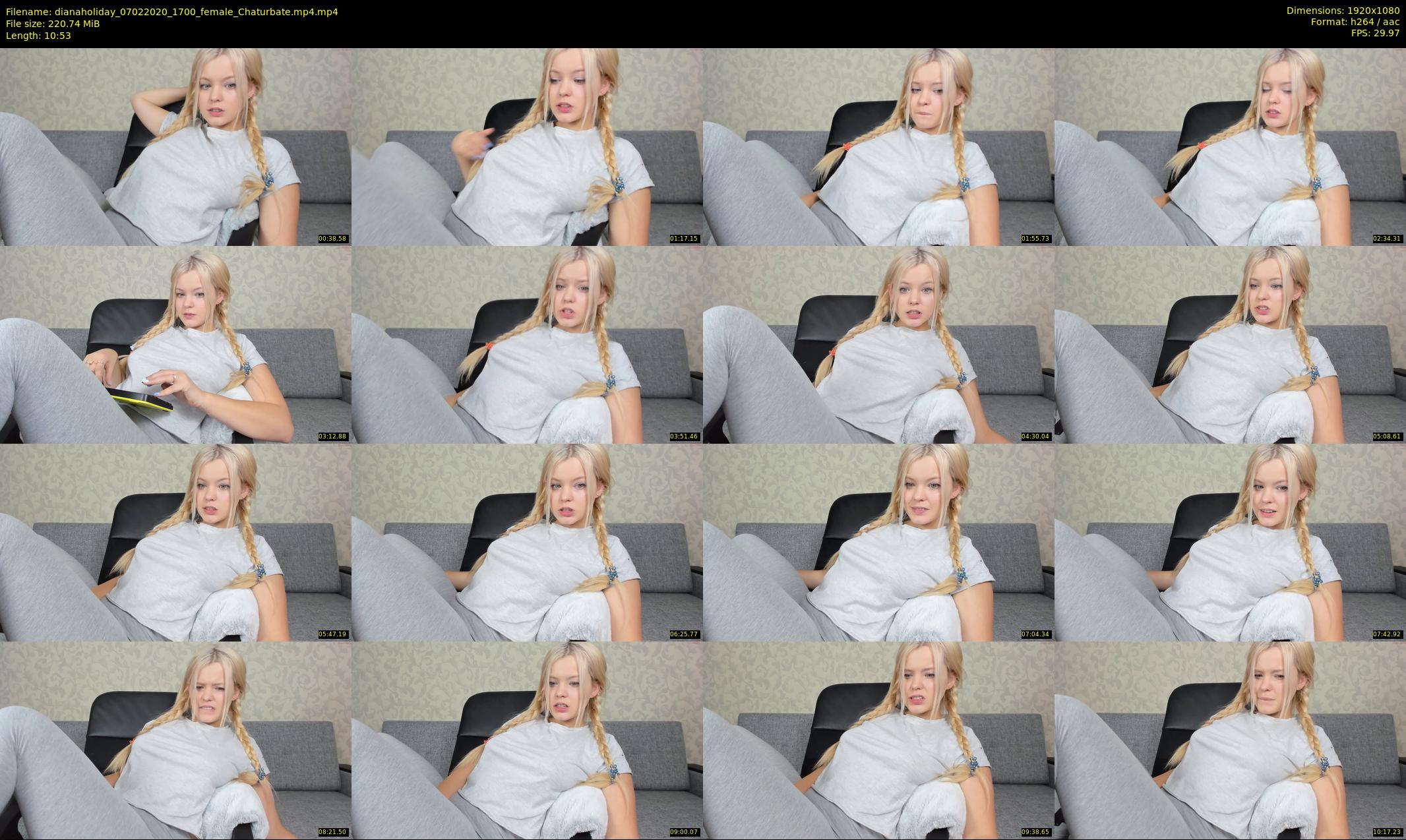 dianaholiday — 11 minute Chaturbate female cam show recording, 1080p, Feb 7, 2020