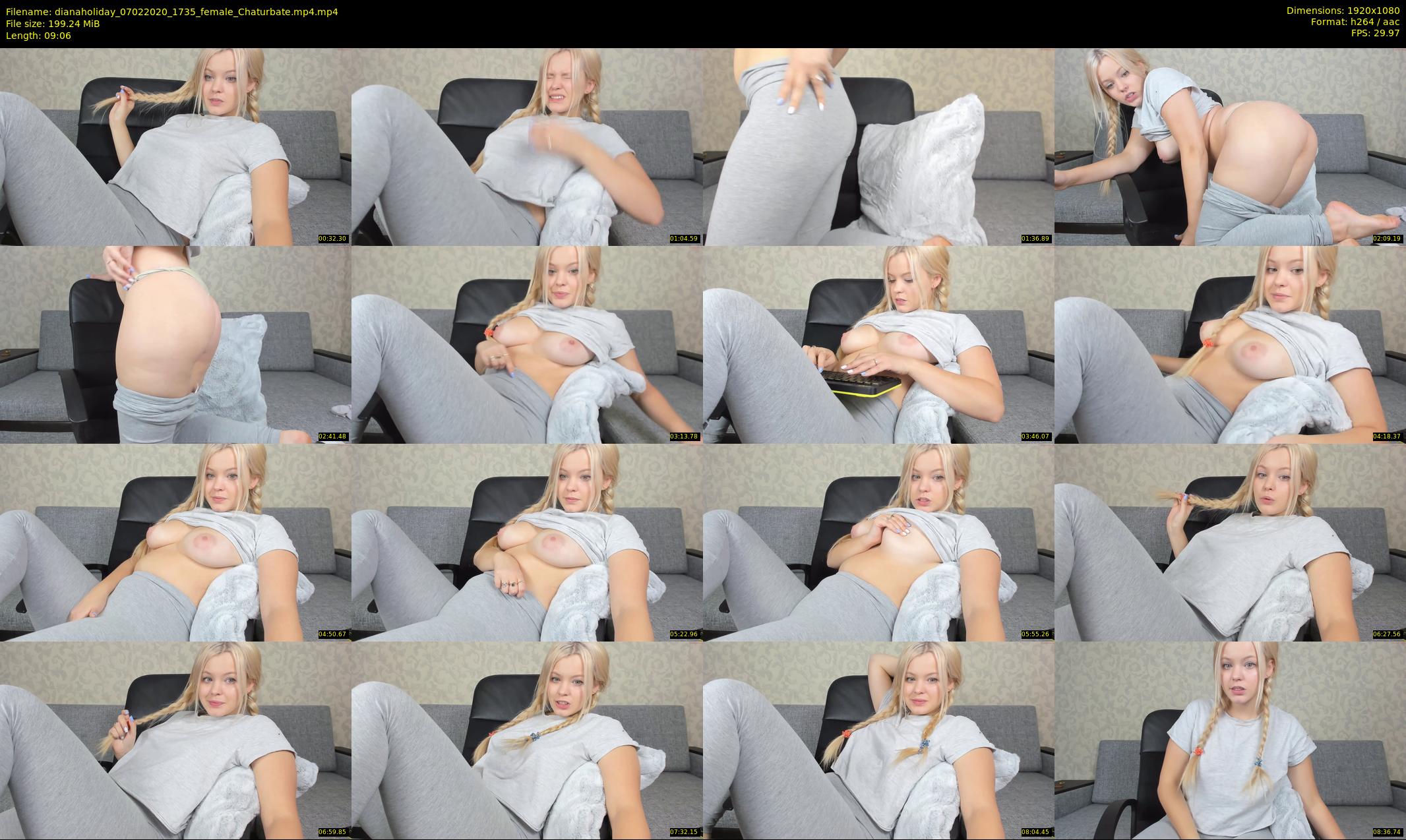 dianaholiday — 10 minute Chaturbate female cam show recording, 1080p, Feb 7, 2020