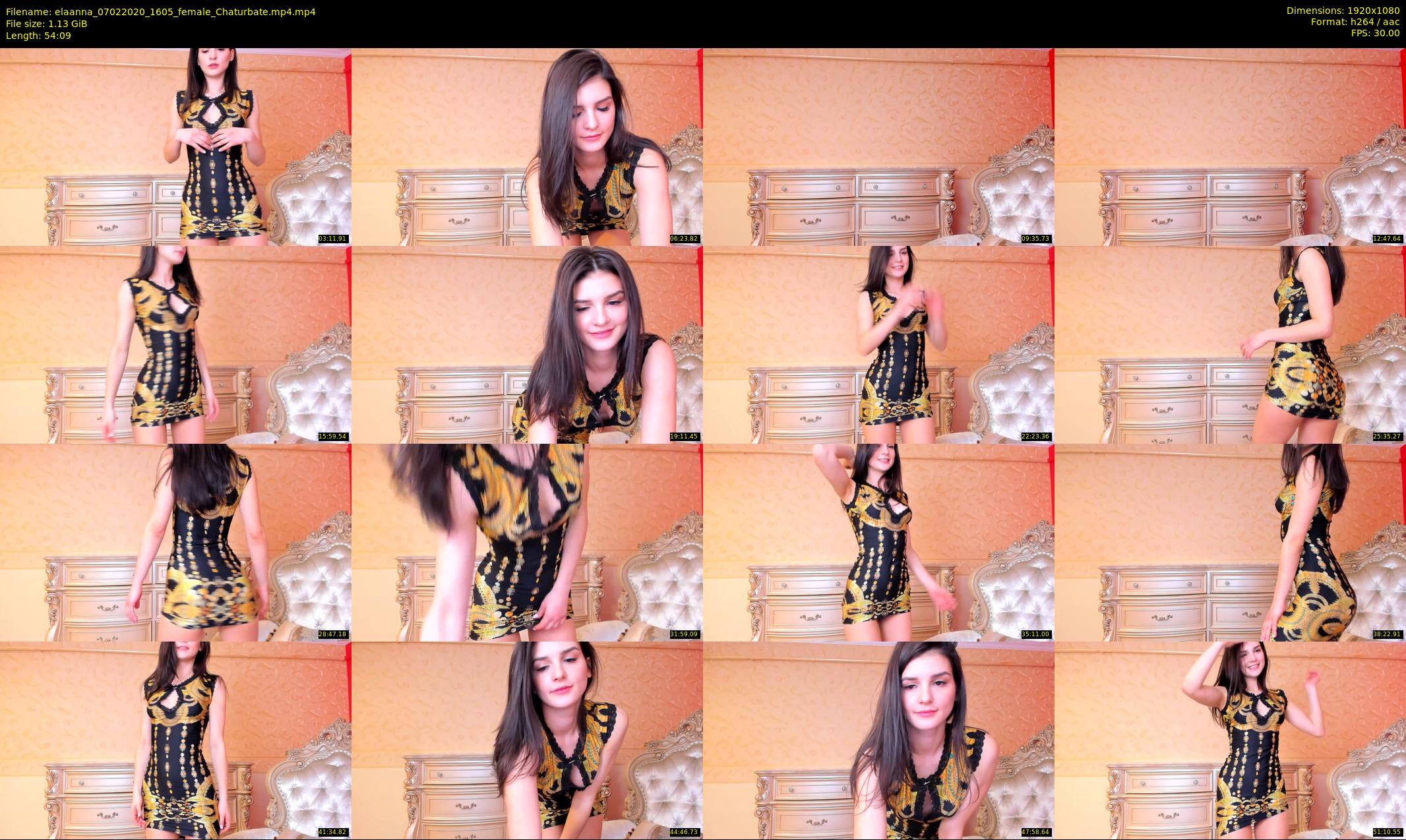 elaanna — 55 minute Chaturbate female cam show recording, 1080p, Feb 7, 2020