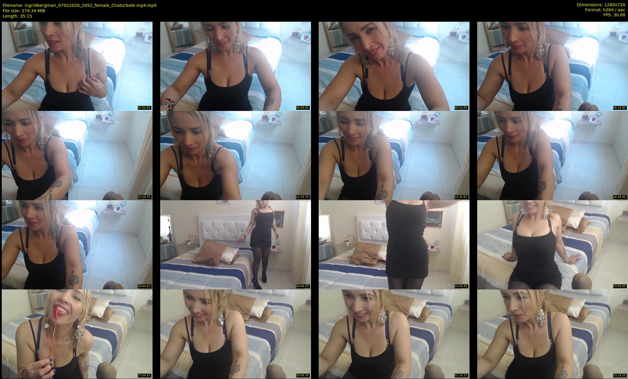 ingridbergman — 36 minute Chaturbate female cam show recording, 720p, Feb 7, 2020