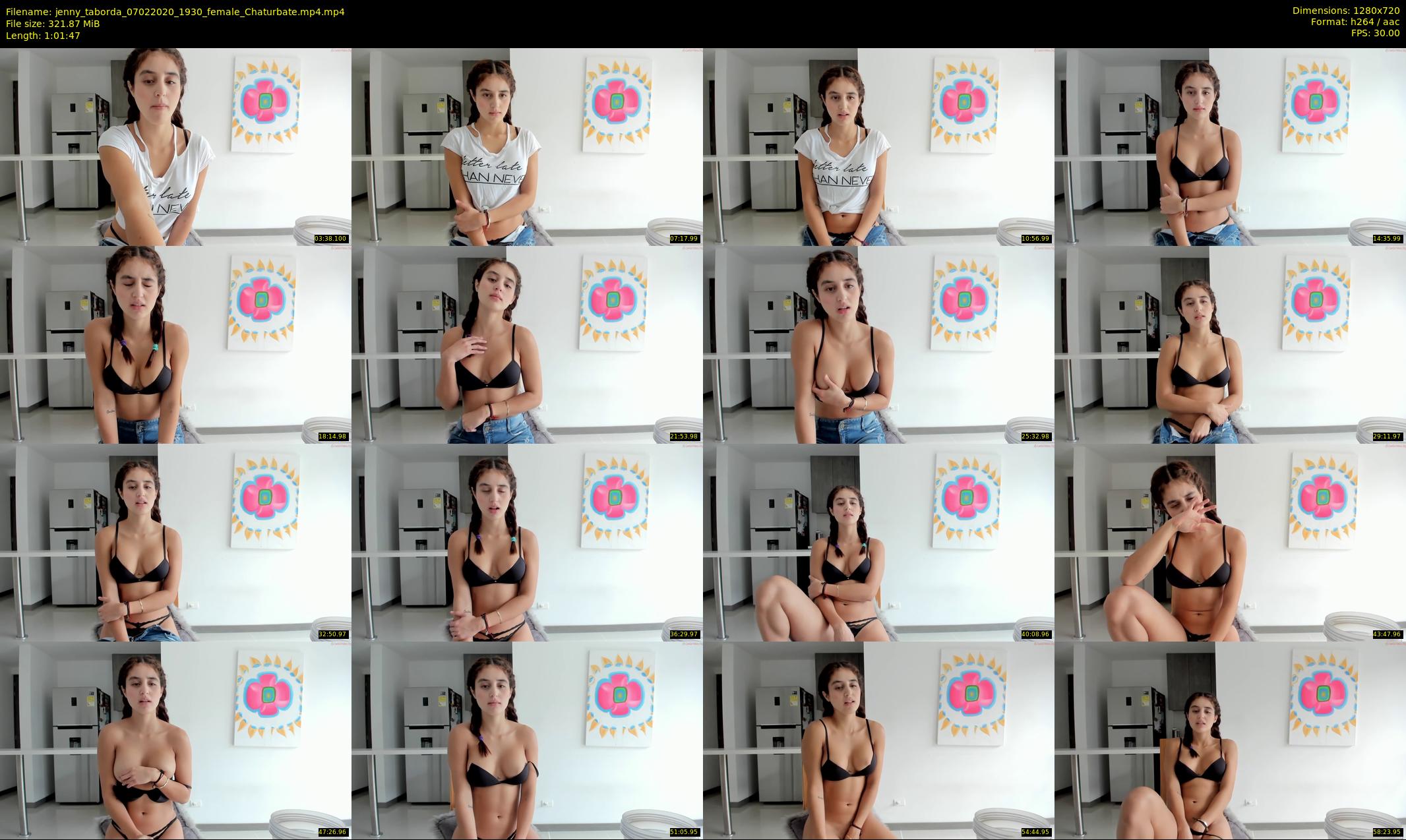 jenny_taborda — 62 minute Chaturbate female cam show recording, 720p, Feb 7, 2020