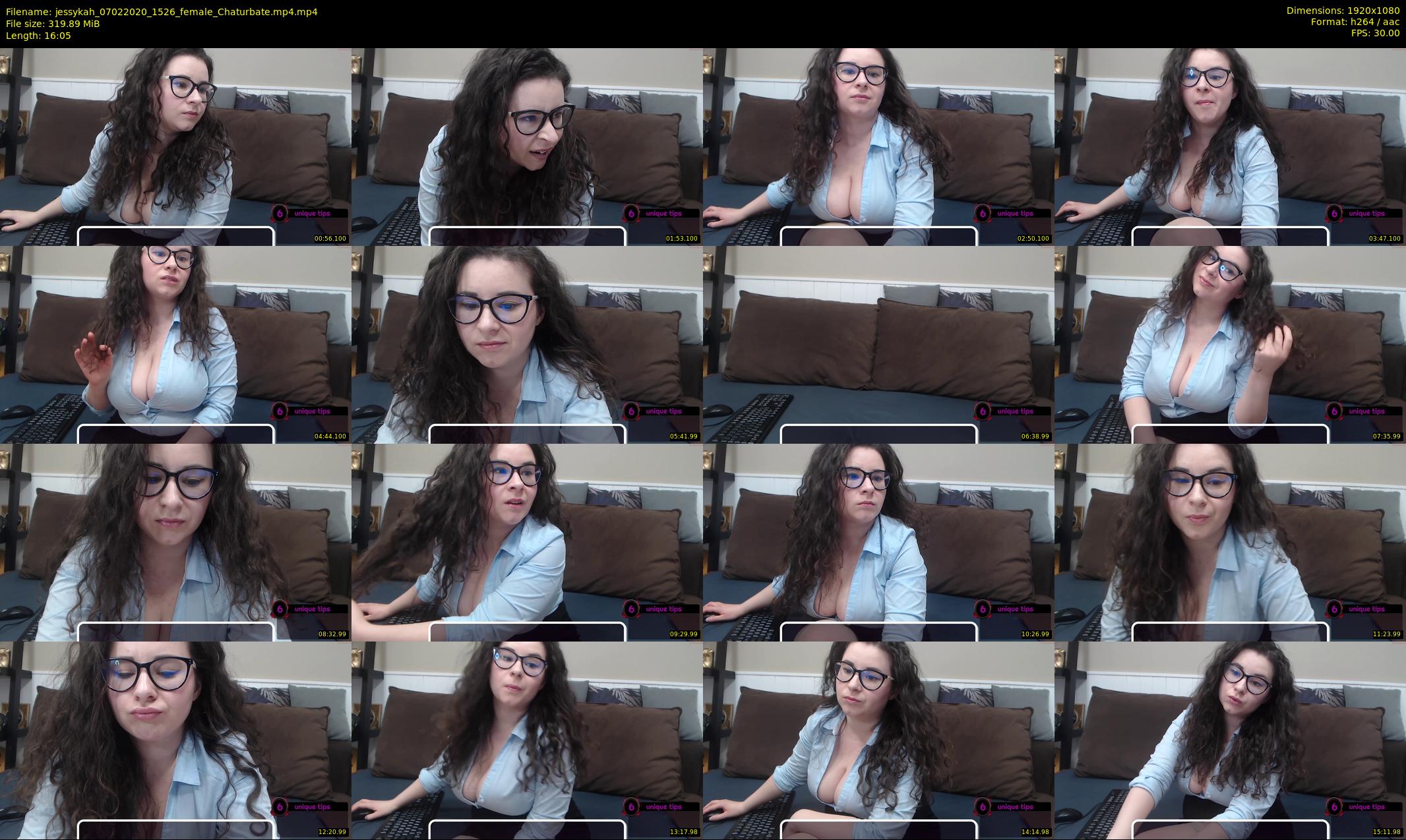 jessykah — 17 minute Chaturbate female cam show recording, 1080p, Feb 7, 2020