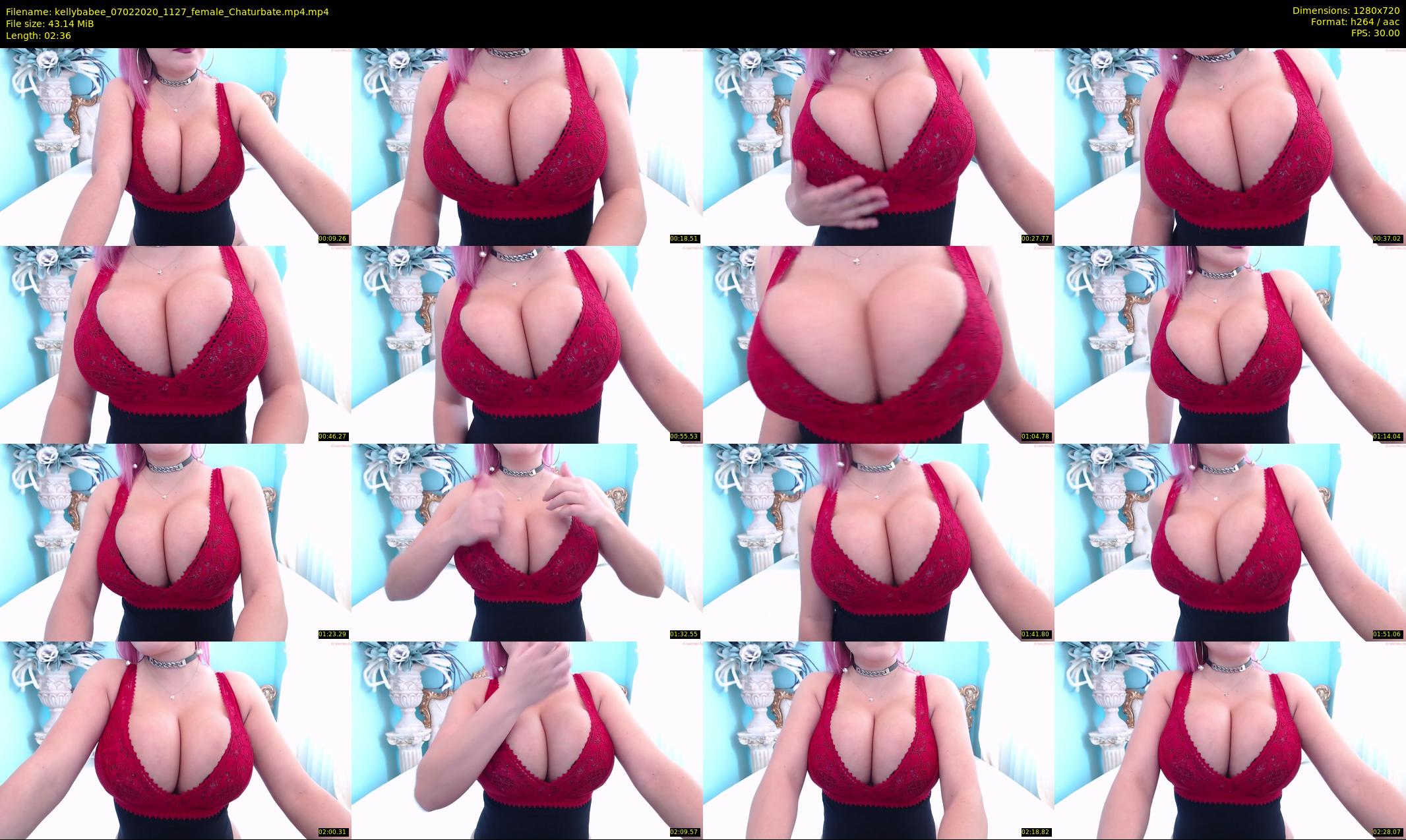 kellybabee — 3 minute Chaturbate female cam show recording, 720p, Feb 7, 2020