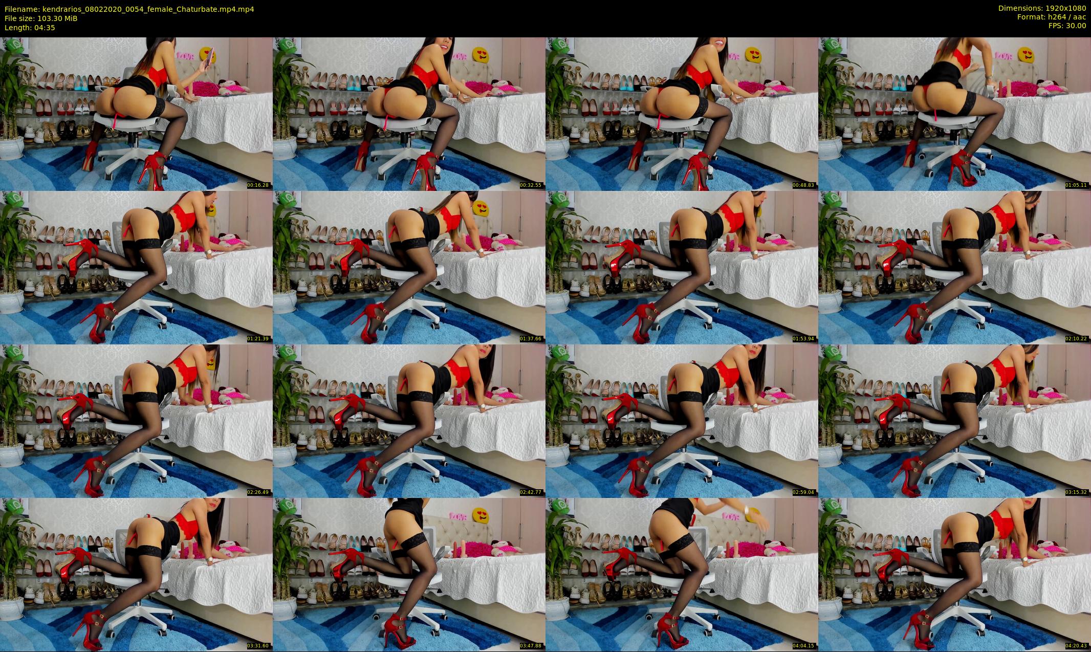 kendrarios — 5 minute Chaturbate female cam show recording, 1080p, Feb 8, 2020