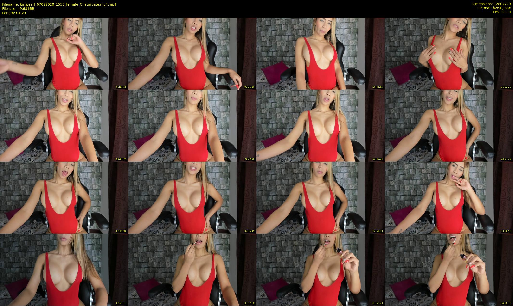 kmipearl — 5 minute Chaturbate female cam show recording, 720p, Feb 7, 2020