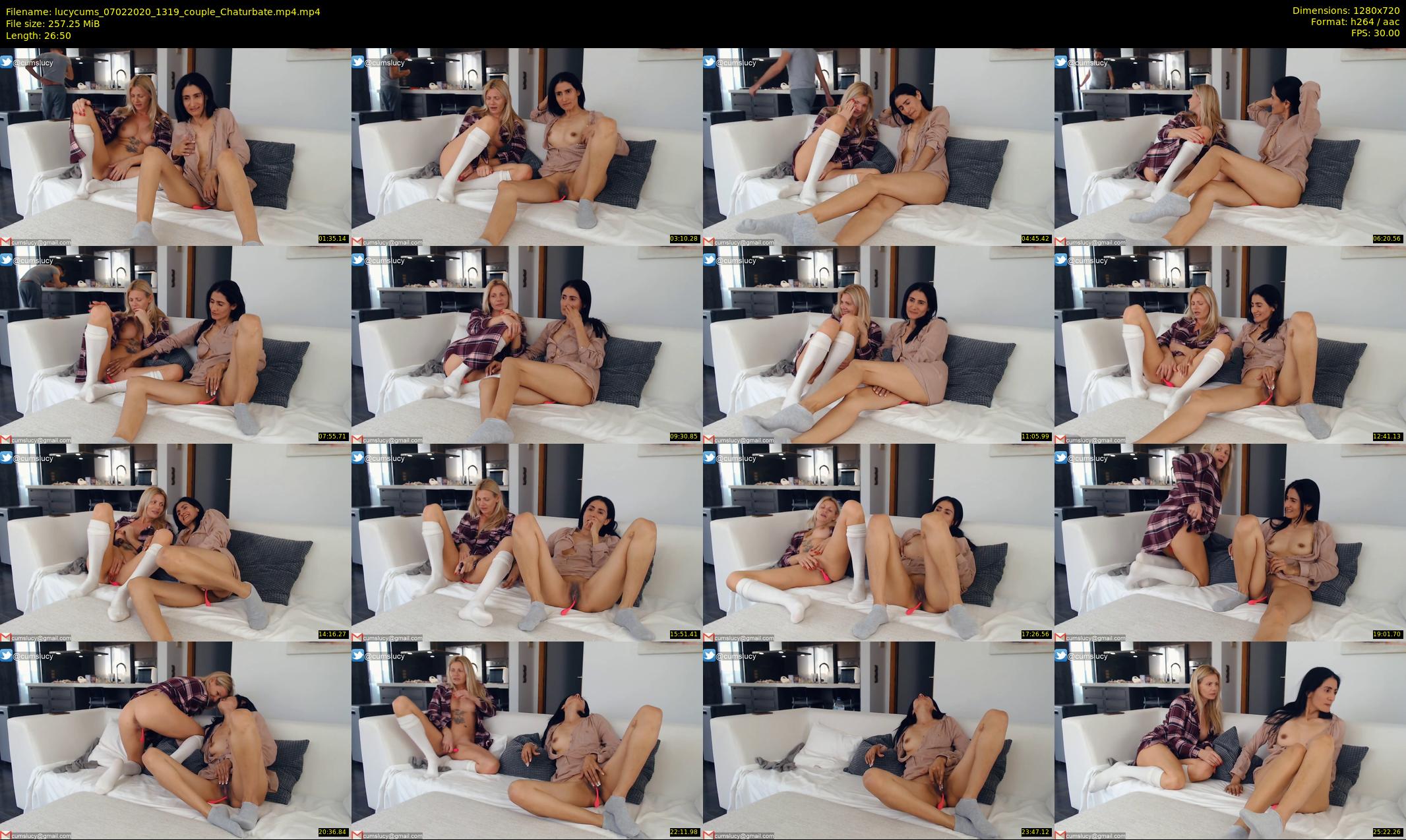 lucycums — 27 minute Chaturbate couple cam show recording, 720p, Feb 7, 2020