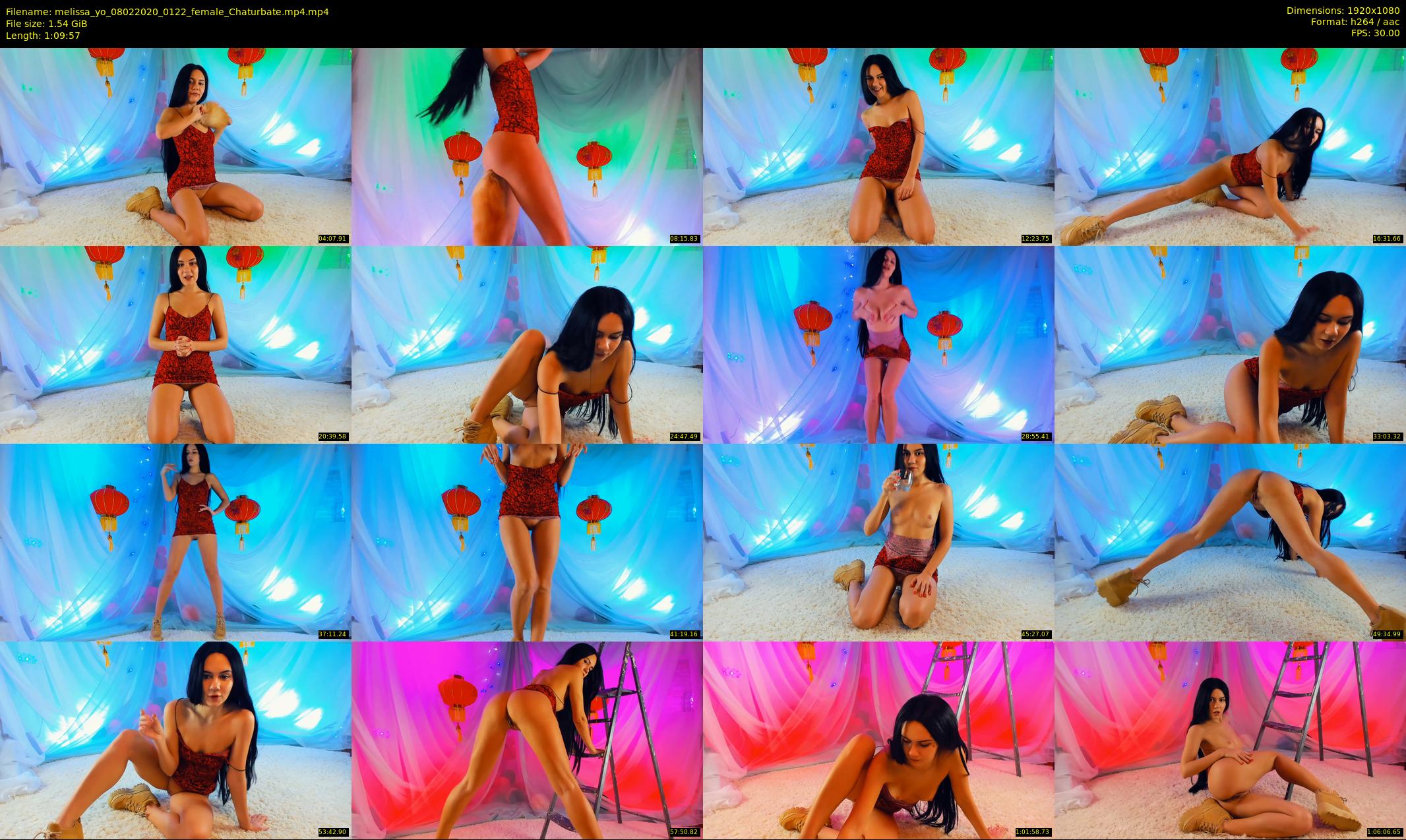 melissa_yo — 70 minute Chaturbate female cam show recording, 1080p, Feb 8, 2020