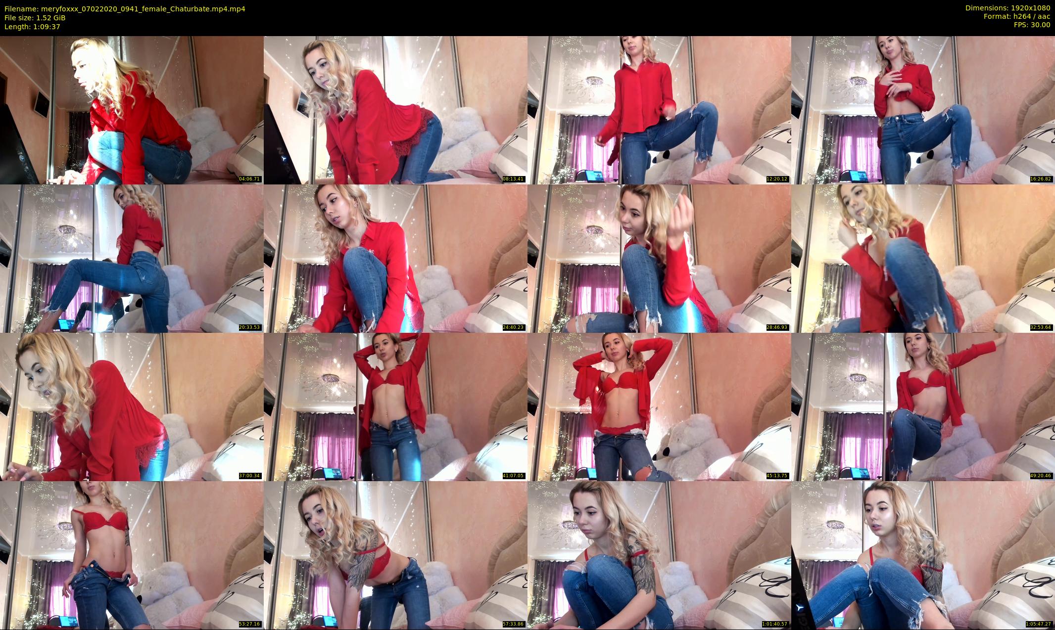 meryfoxxx — 70 minute Chaturbate female cam show recording, 1080p, Feb 7, 2020