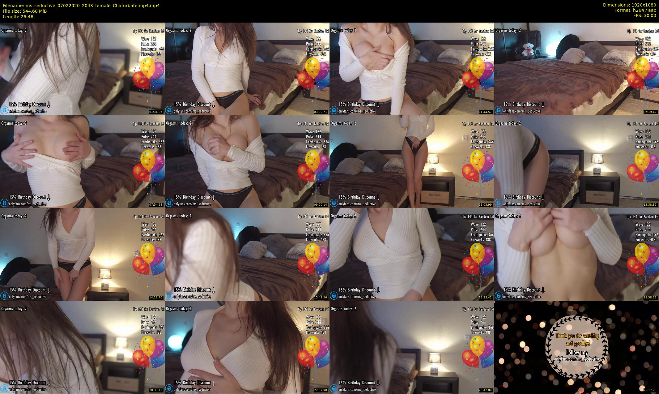 ms_seductive — 27 minute Chaturbate female cam show recording, 1080p, Feb 7, 2020