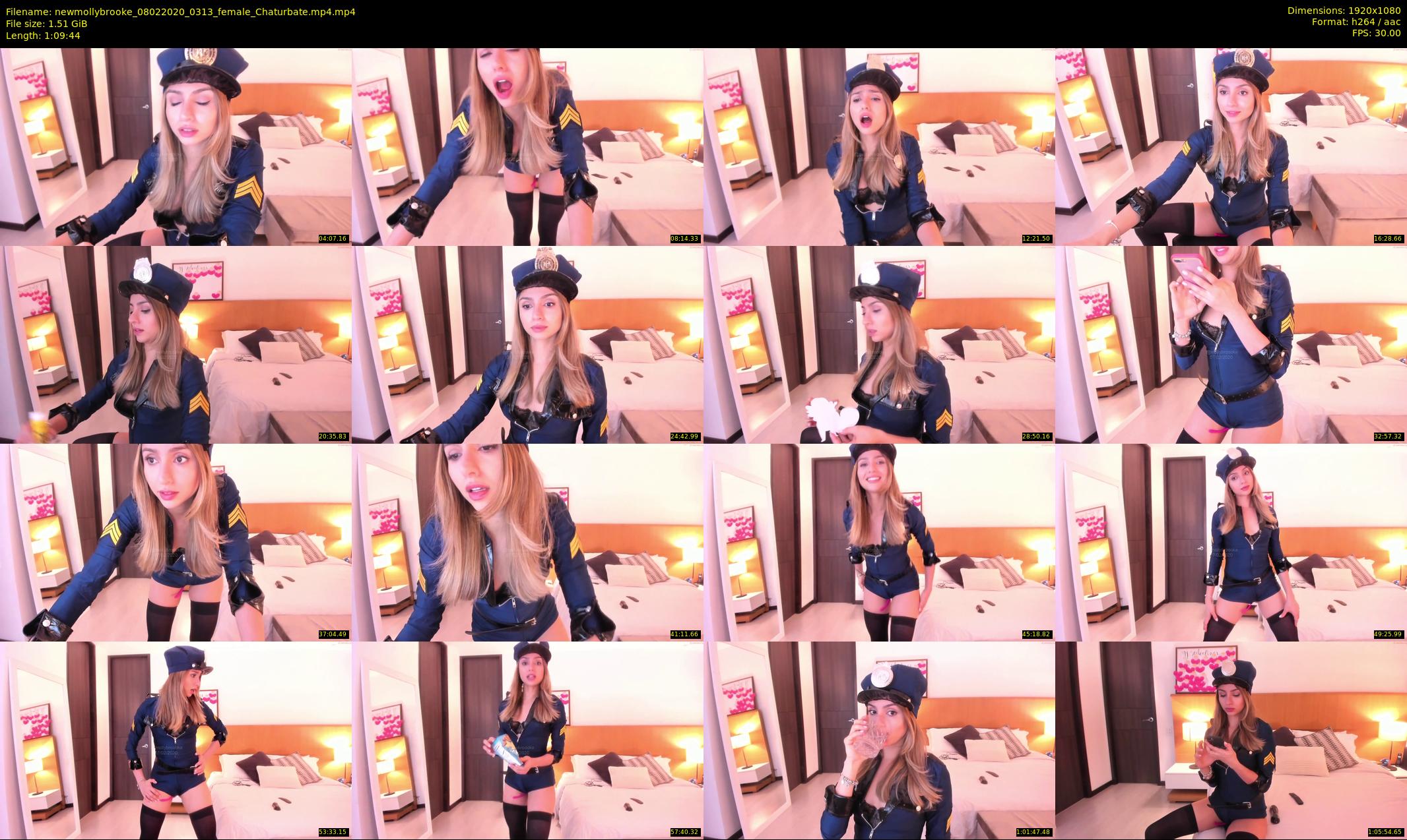 newmollybrooke — 70 minute Chaturbate female cam show recording, 1080p, Feb 8, 2020