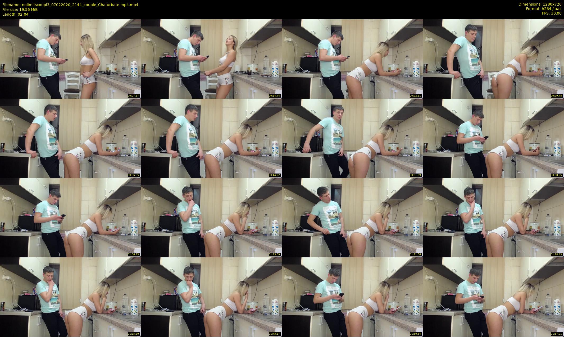 nolimitscoupl3 — 3 minute Chaturbate couple cam show recording, 720p, Feb 7, 2020