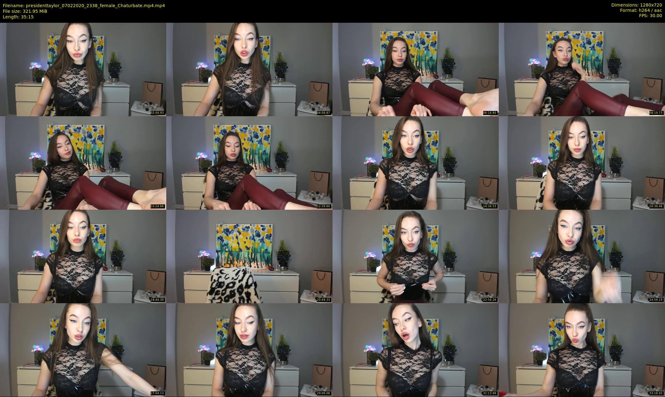 presidenttaylor — 36 minute Chaturbate female cam show recording, 720p, Feb 7, 2020
