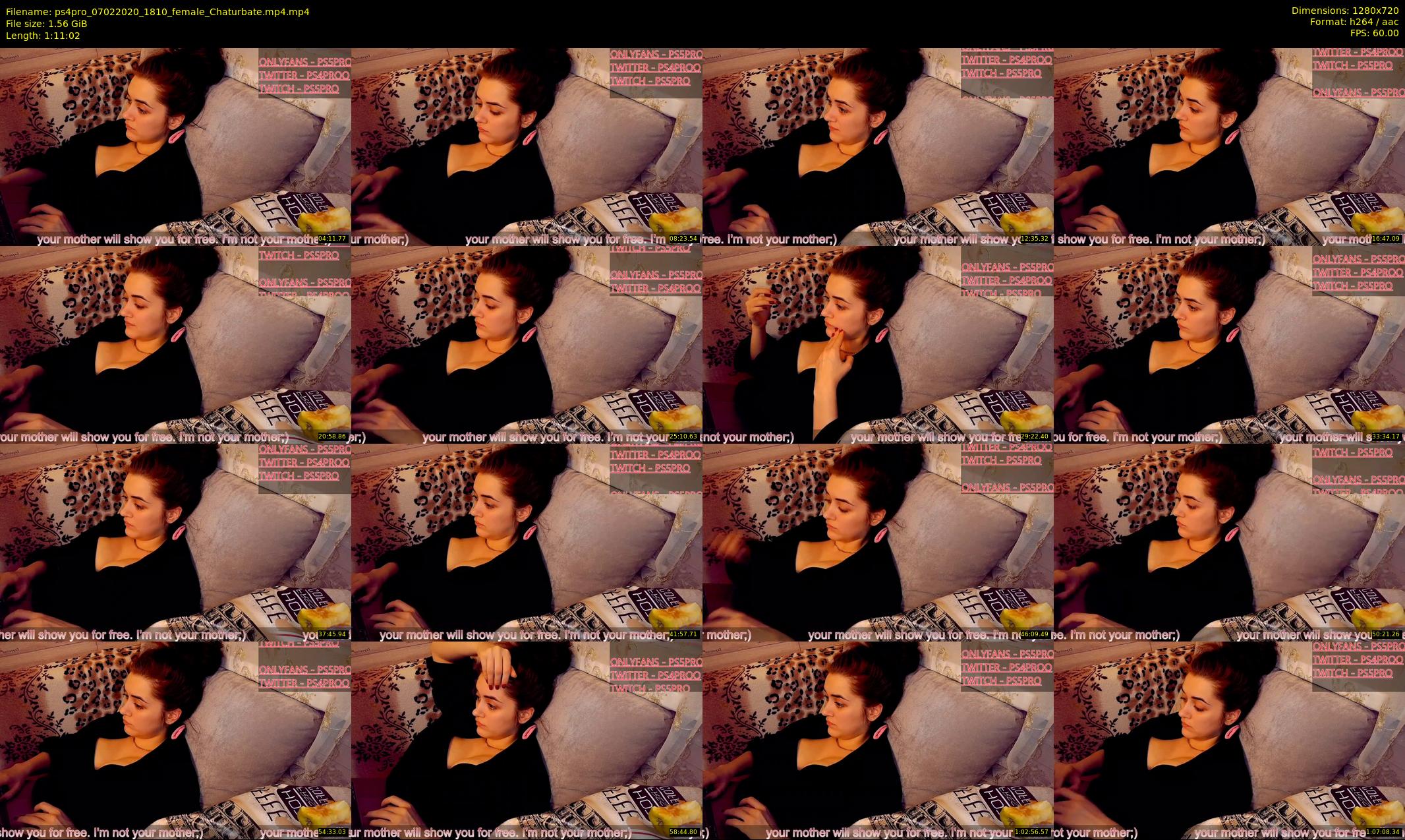 ps4pro — 72 minute Chaturbate female cam show recording, 720p, Feb 7, 2020