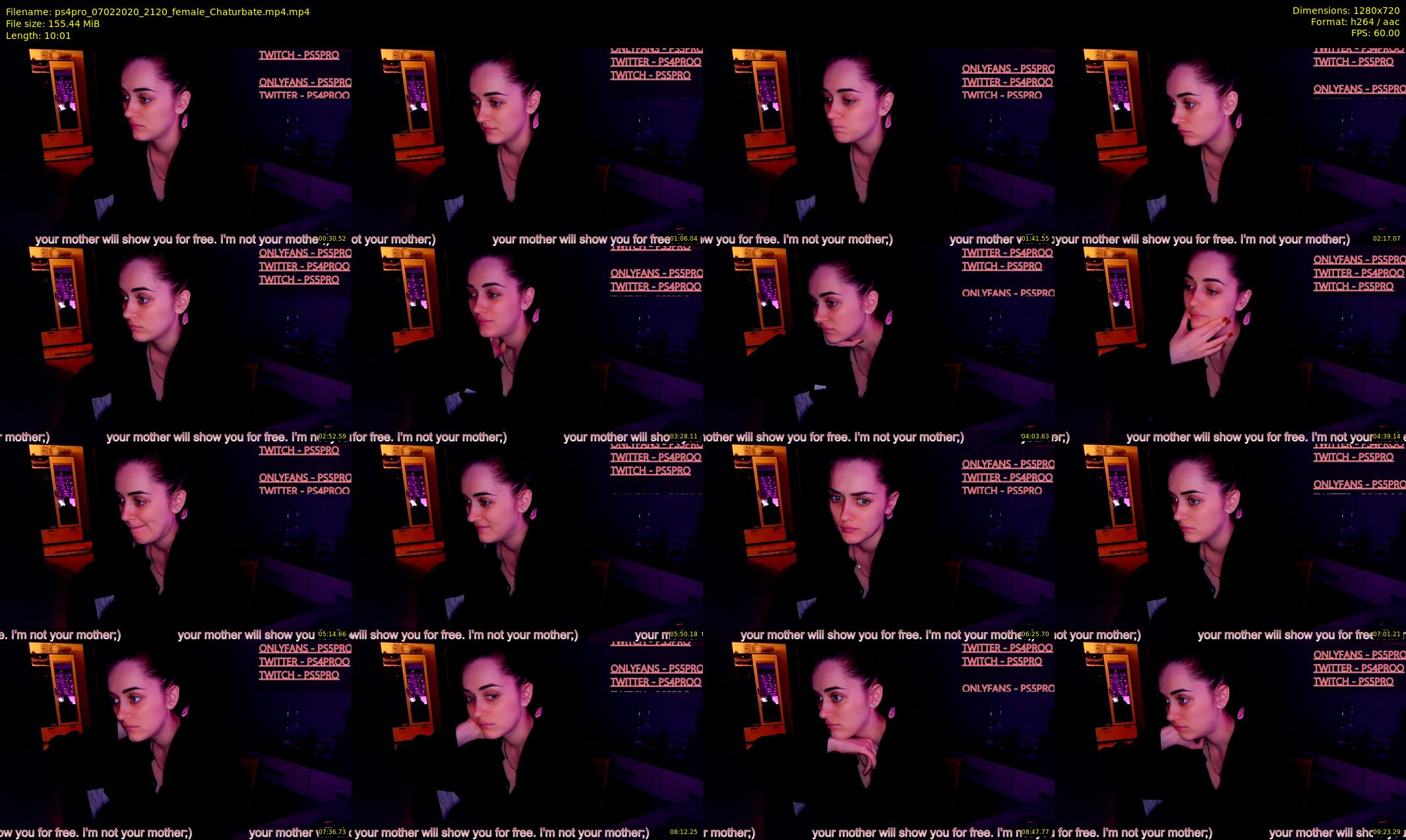 ps4pro — 11 minute Chaturbate female cam show recording, 720p, Feb 7, 2020