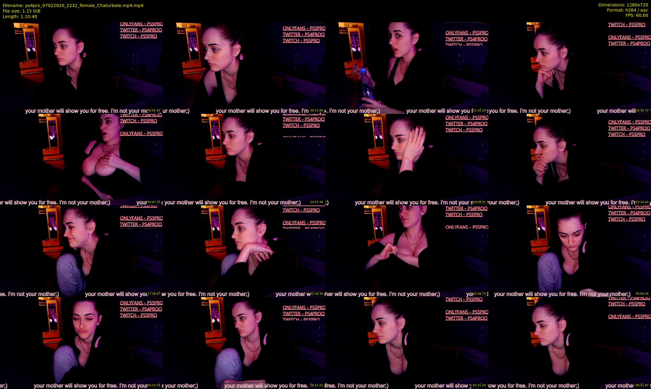 ps4pro — 71 minute Chaturbate female cam show recording, 720p, Feb 7, 2020
