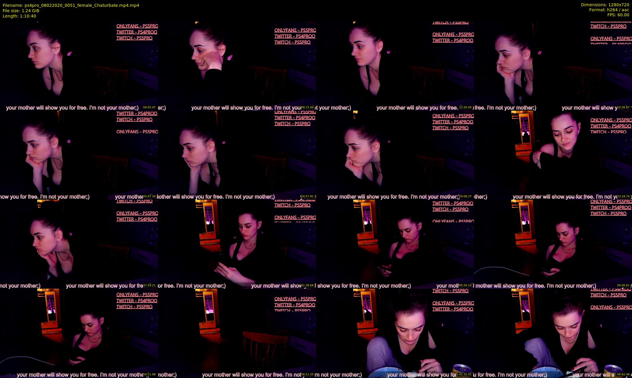 ps4pro — 71 minute Chaturbate female cam show recording, 720p, Feb 8, 2020
