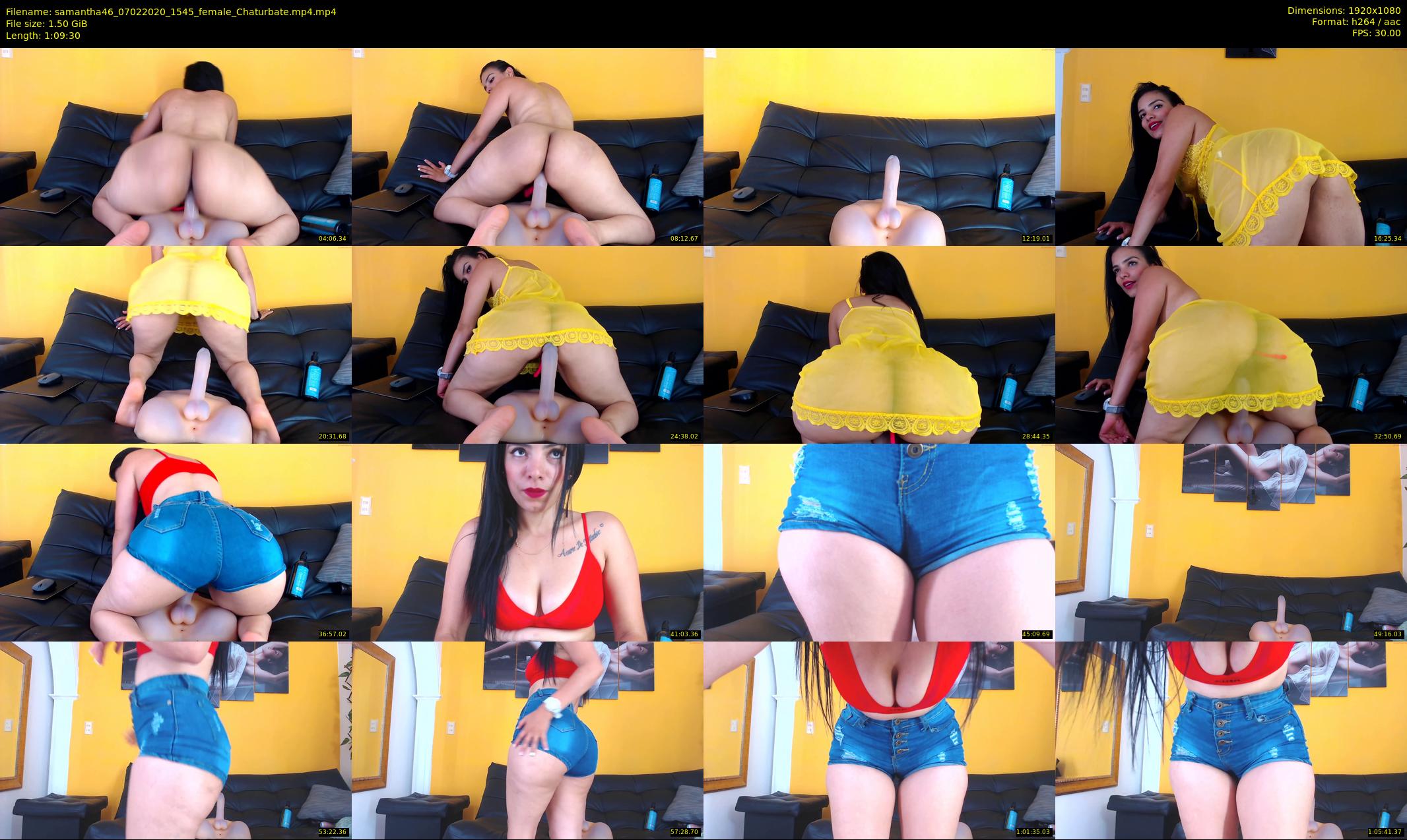 samantha46 — 70 minute Chaturbate female cam show recording, 1080p, Feb 7, 2020