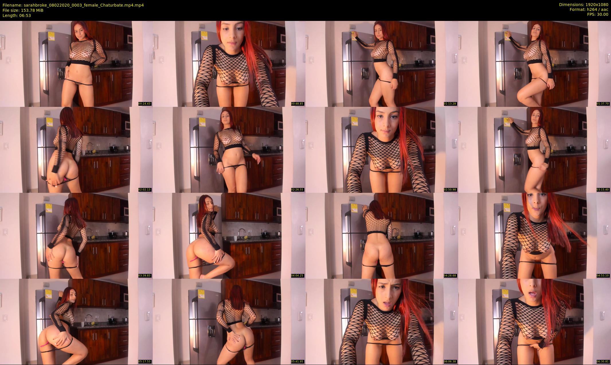 sarahbroke — 7 minute Chaturbate female cam show recording, 1080p, Feb 8, 2020
