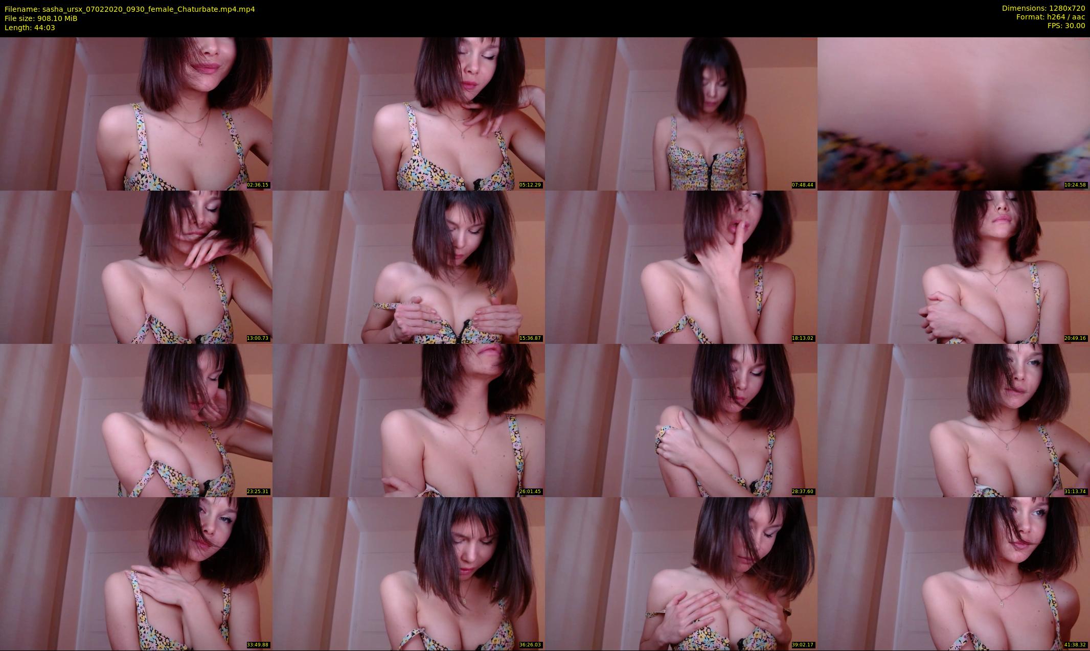 sasha_ursx — 45 minute Chaturbate female cam show recording, 720p, Feb 7, 2020