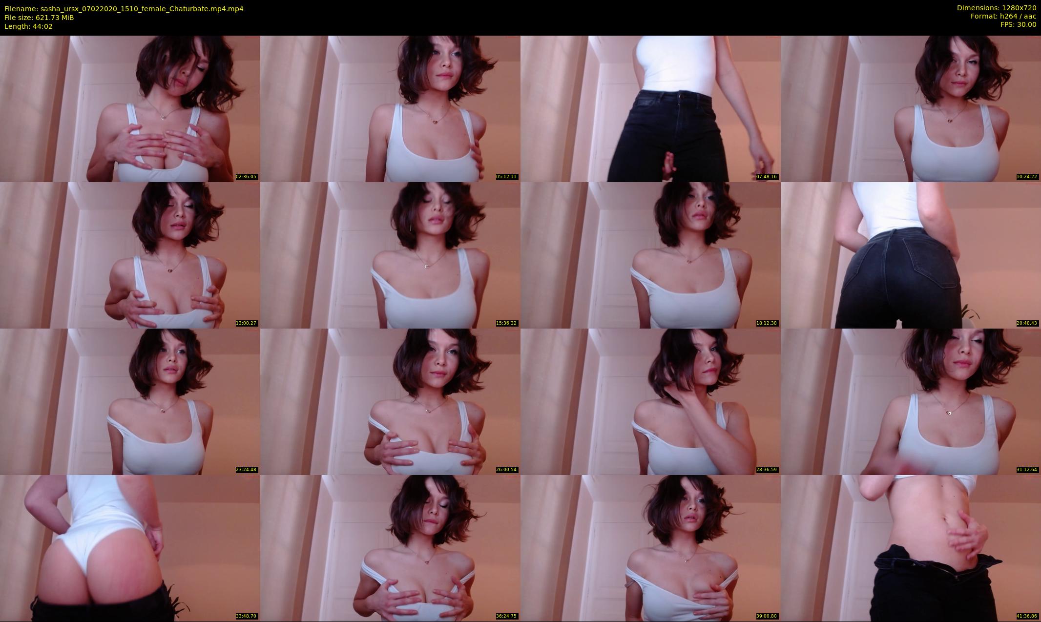 sasha_ursx — 45 minute Chaturbate female cam show recording, 720p, Feb 7, 2020