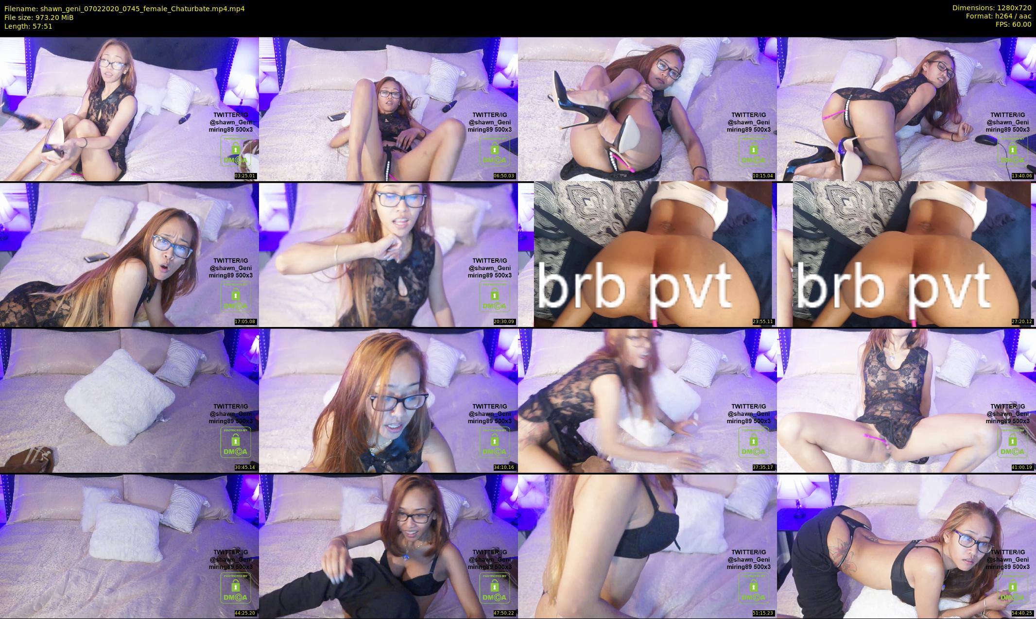 shawn_geni — 58 minute Chaturbate couple cam show recording, 720p, Feb 7, 2020