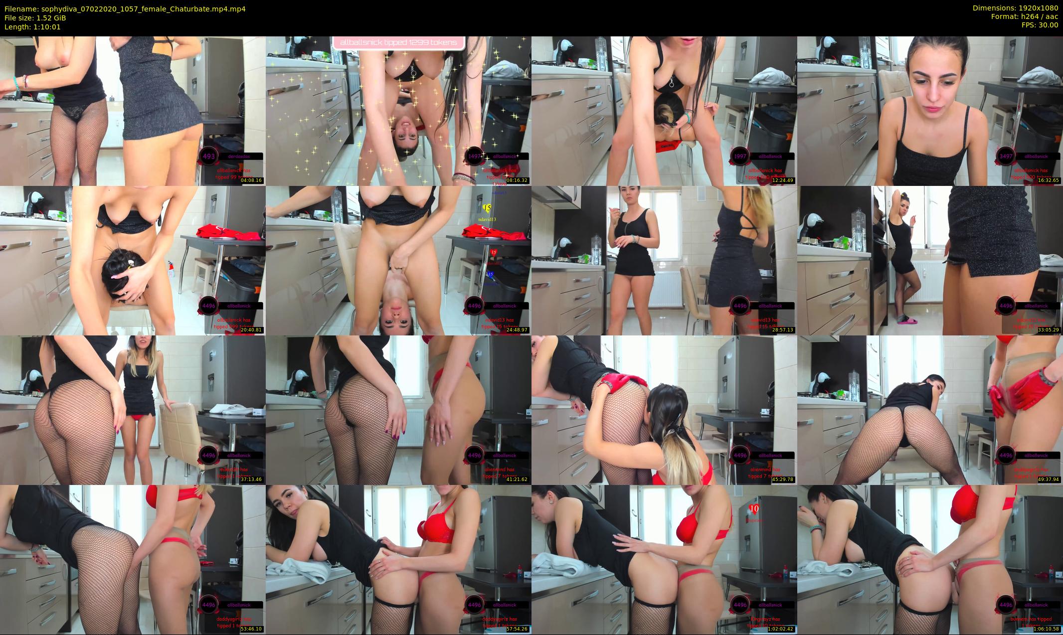 sophydiva — 71 minute Chaturbate female cam show recording, 1080p, Feb 7, 2020