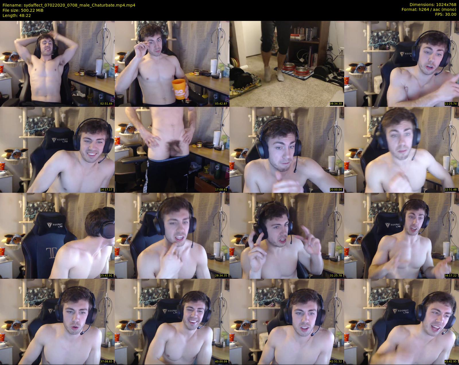 sydaffect — 49 minute Chaturbate male cam show recording, 720p, Feb 7, 2020