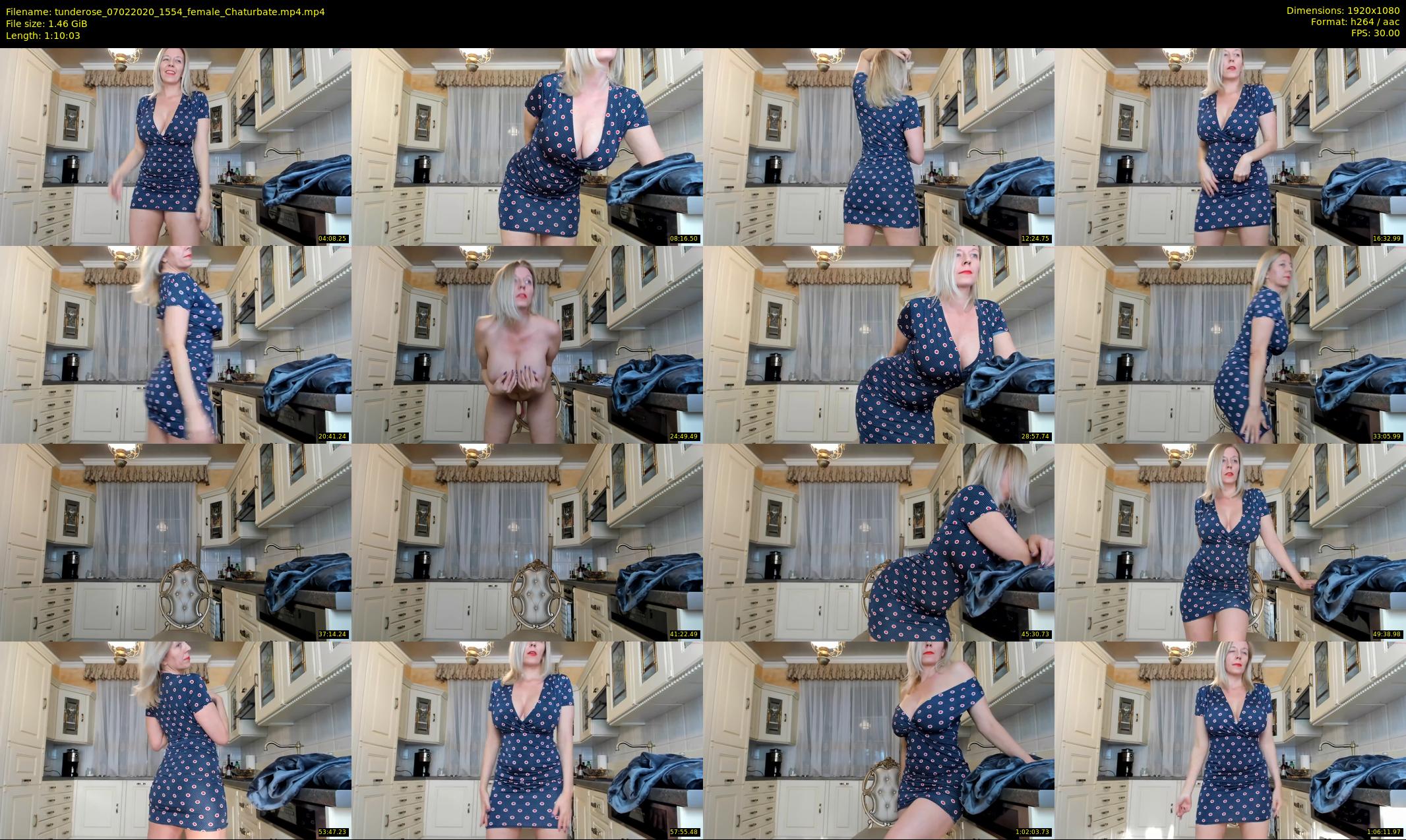 tunderose — 71 minute Chaturbate female cam show recording, 1080p, Feb 7, 2020