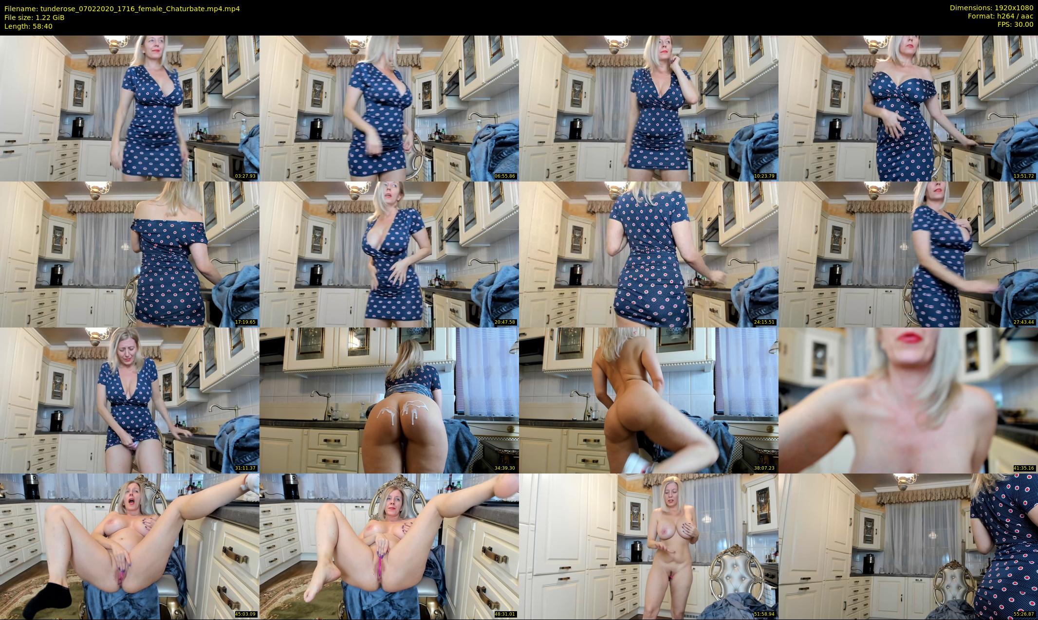 tunderose — 59 minute Chaturbate female cam show recording, 1080p, Feb 7, 2020