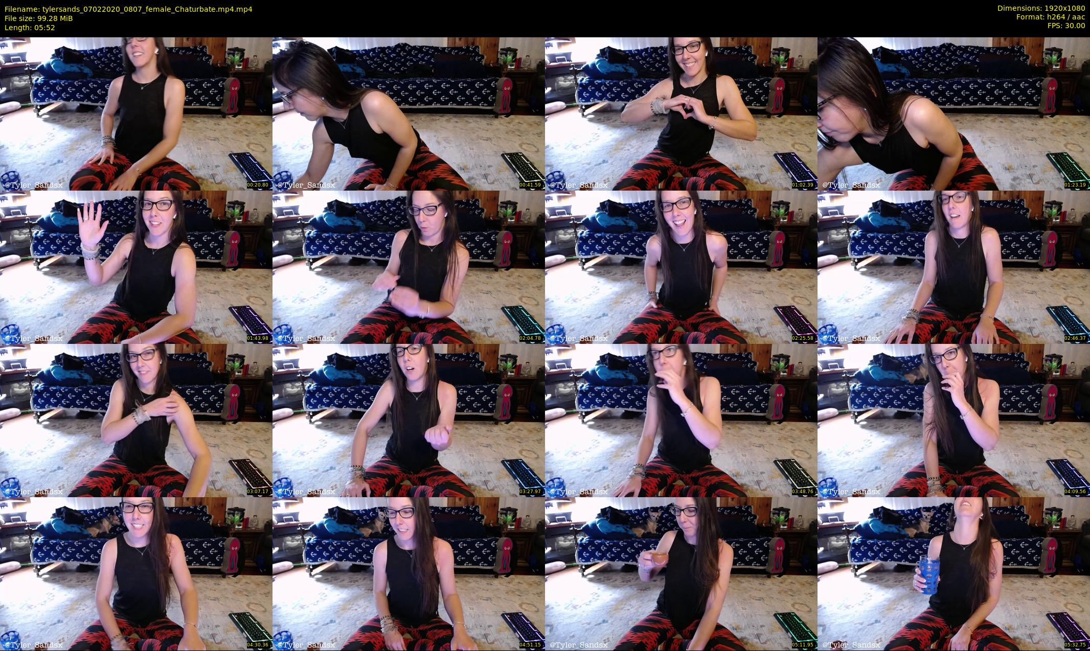 tylersands — 6 minute Chaturbate female cam show recording, 1080p, Feb 7, 2020