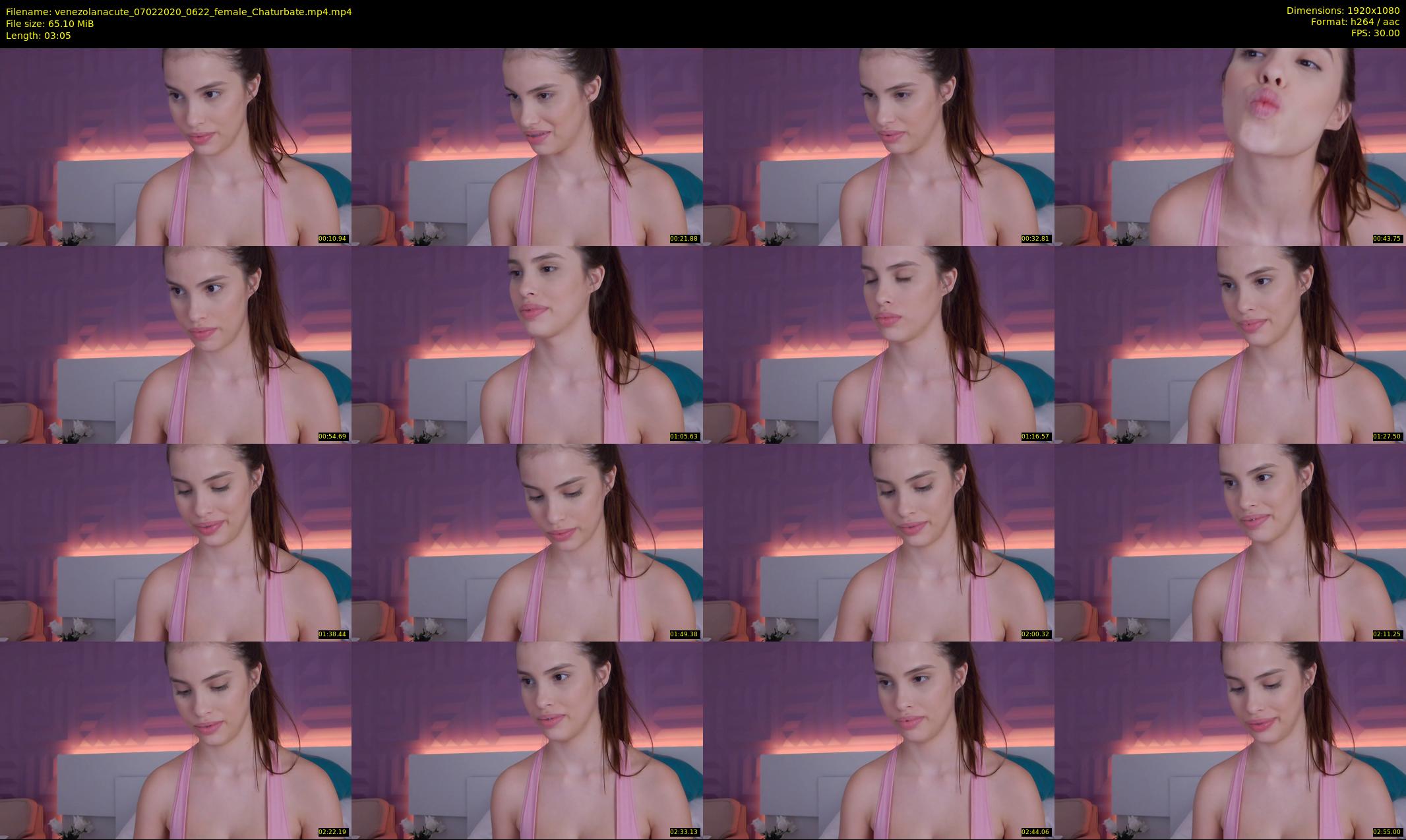 venezolanacute — 4 minute Chaturbate female cam show recording, 1080p, Feb 7, 2020
