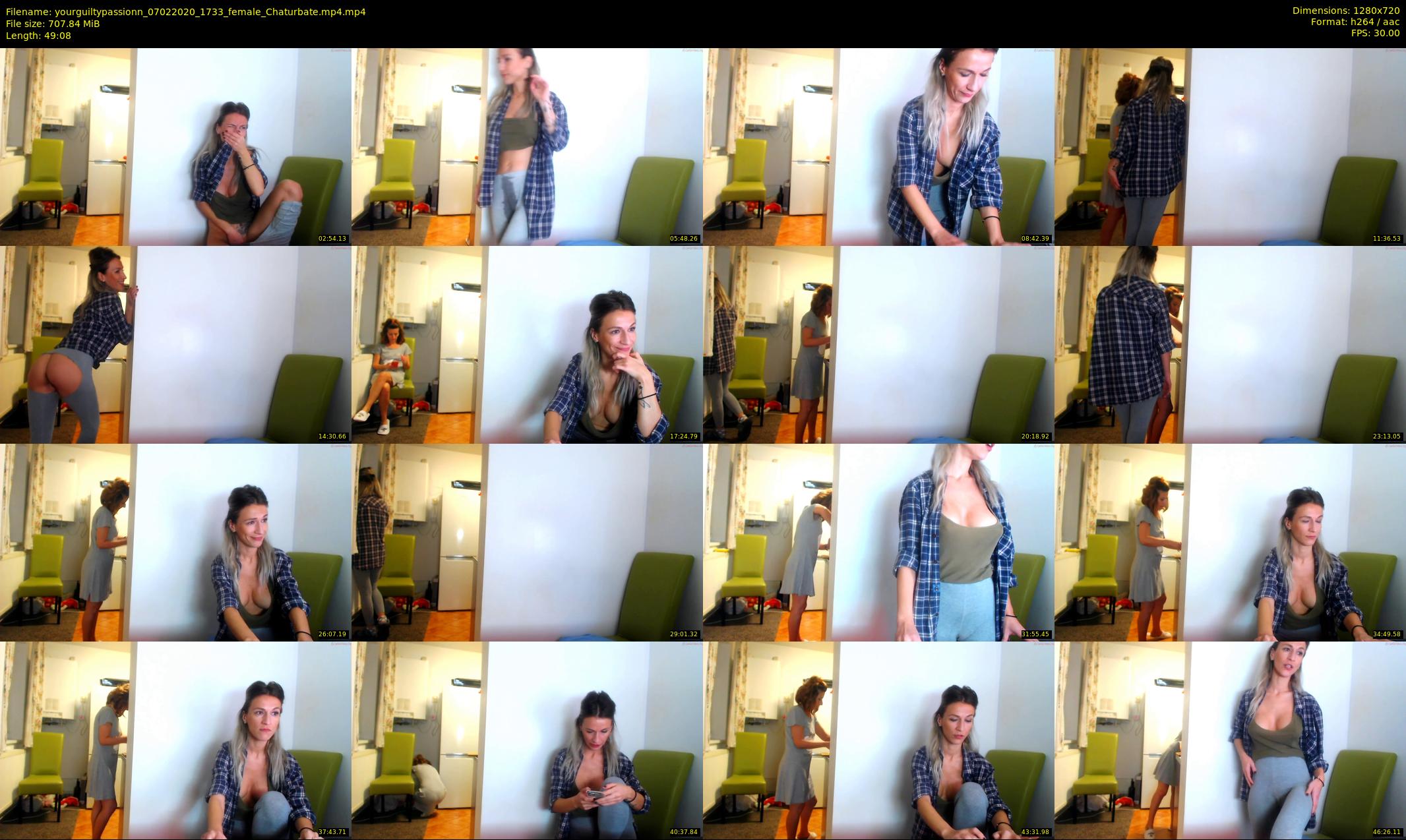 yourguiltypassionn — 50 minute Chaturbate female cam show recording, 720p, Feb 7, 2020