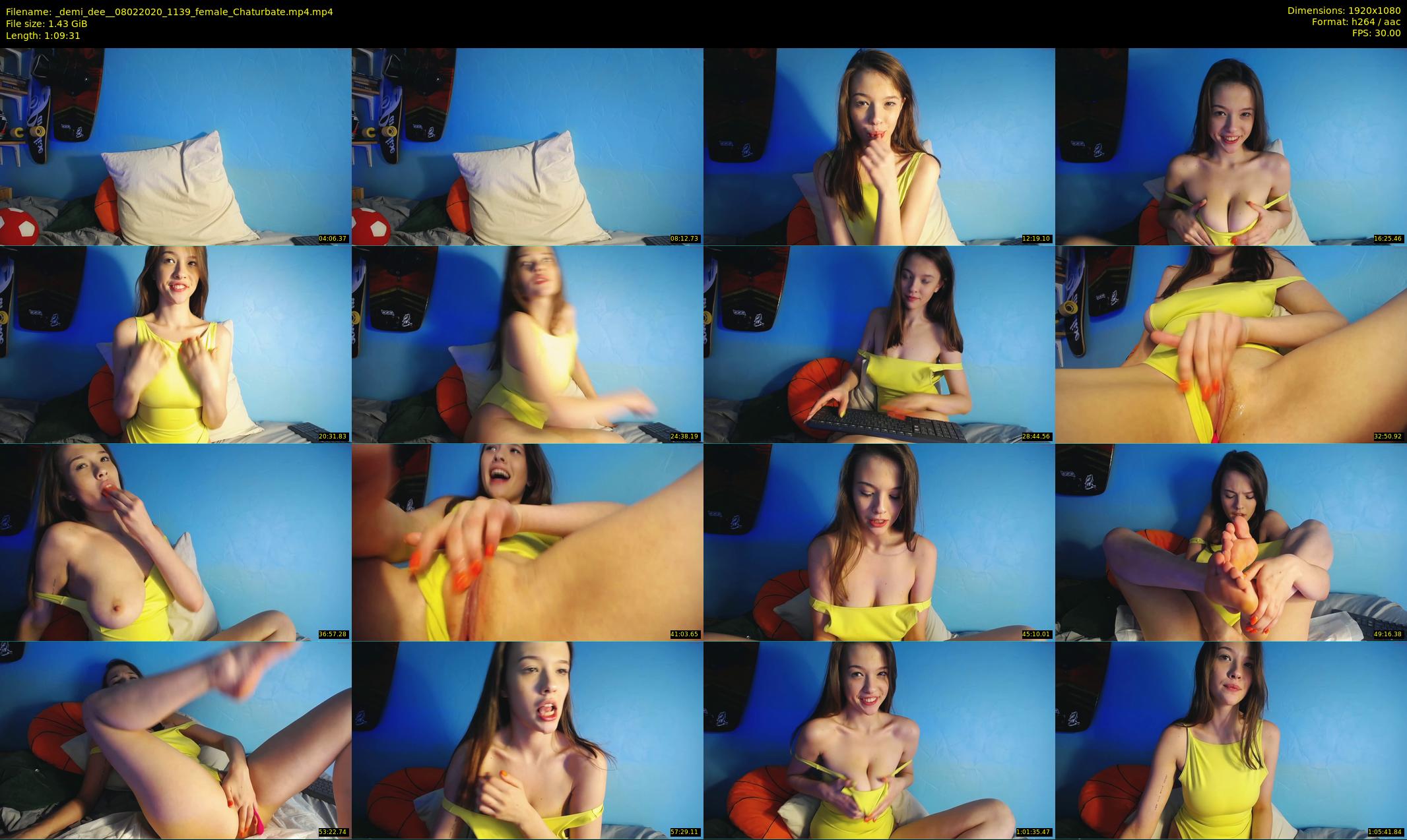 _demi_dee_ — 70 minute Chaturbate female cam show recording, 1080p, Feb 8, 2020