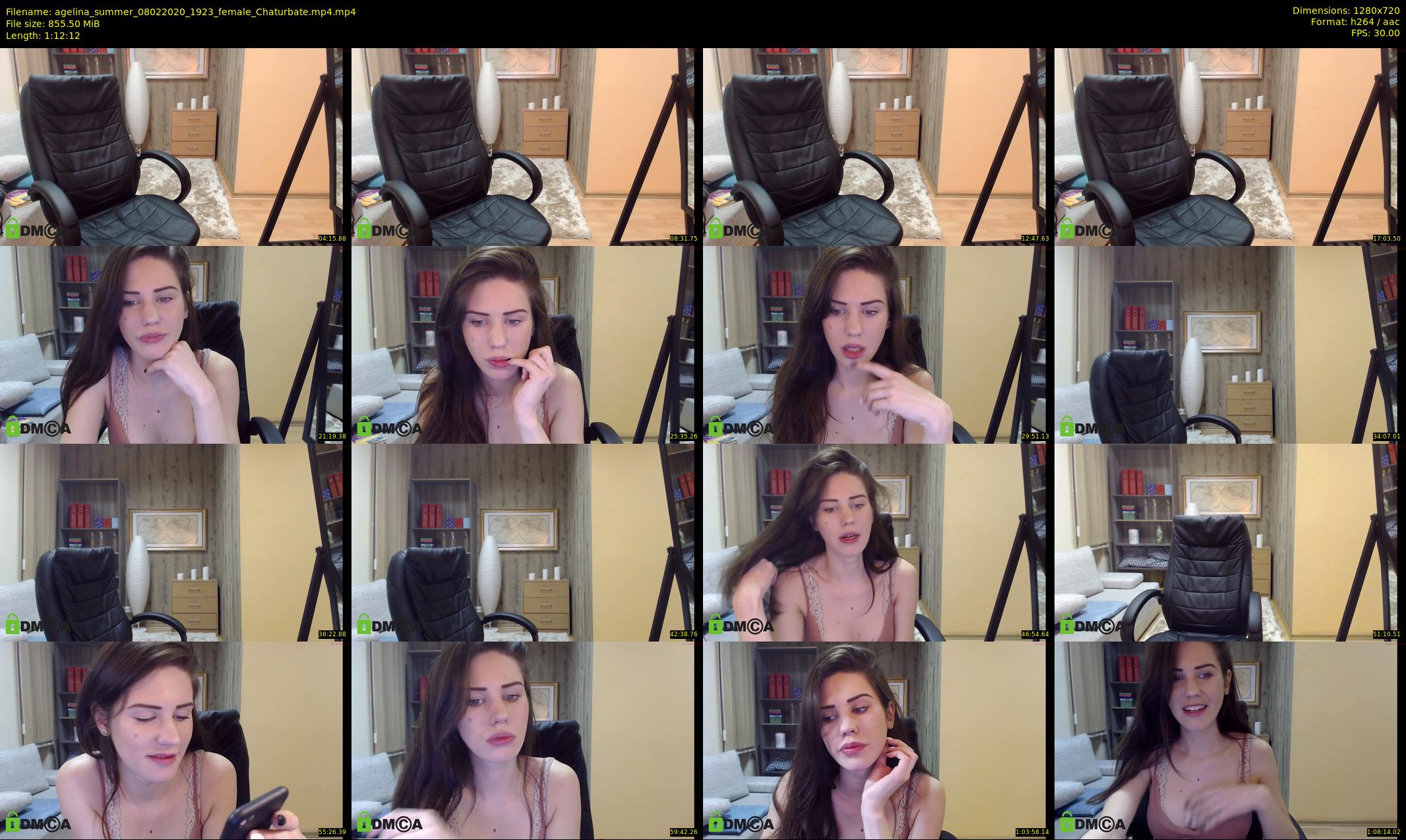 agelina_summer — 73 minute Chaturbate female cam show recording, 720p, Feb 8, 2020